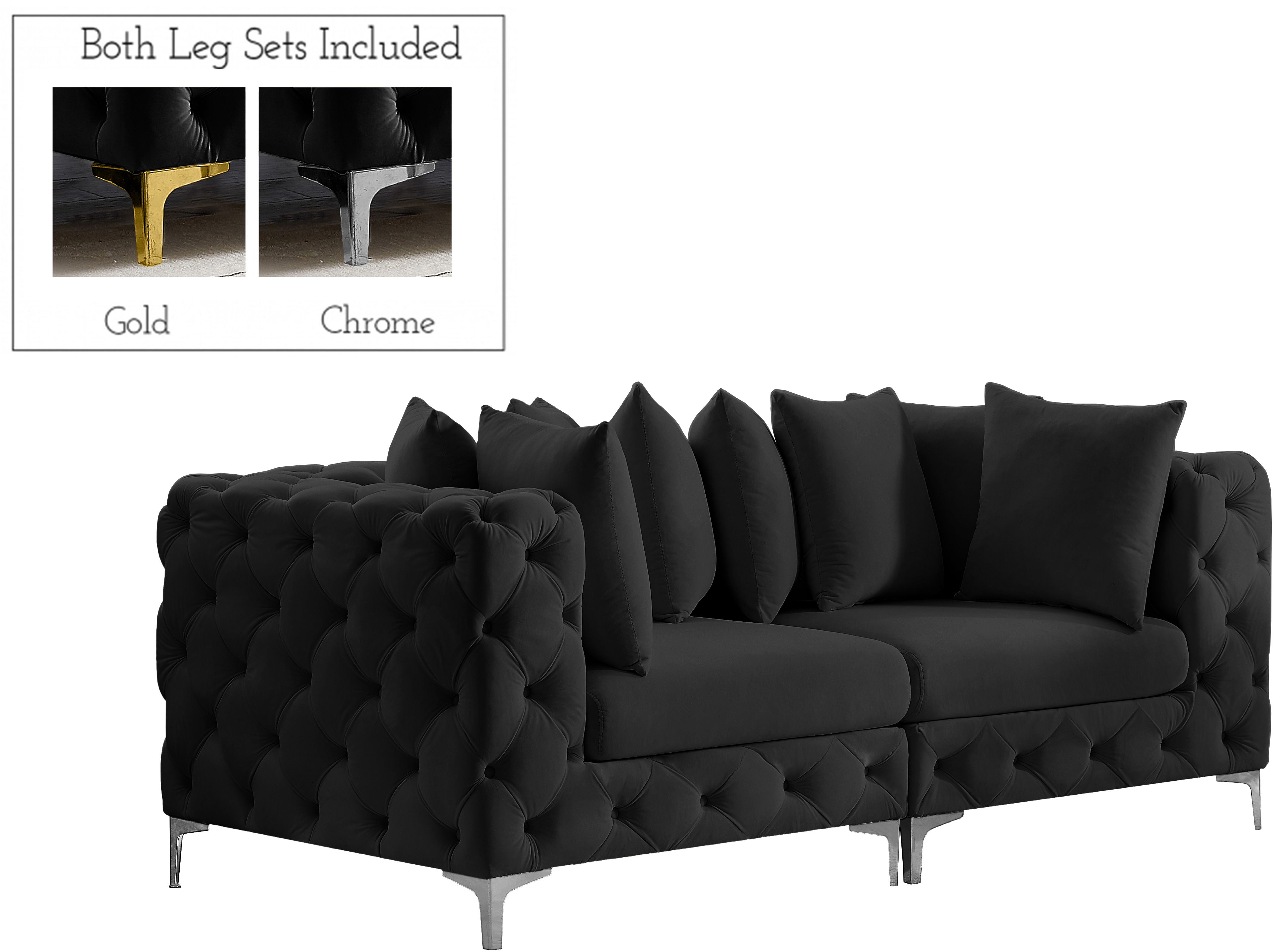 Tremblay - 2 Piece Modular Sofa - Black