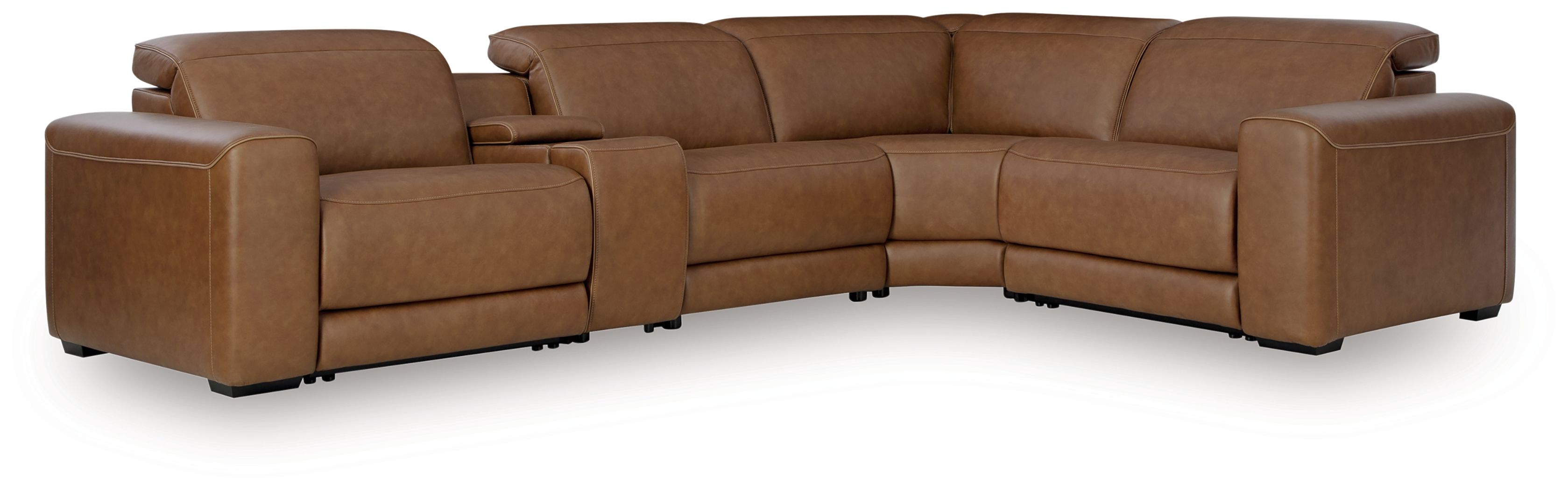 5 Pc · Power Reclining Sectional With Console