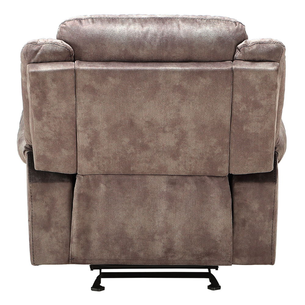 Zubaida - Motion Glider Recliner - Two Tone Chocolate Velvet, dark brown, view 4