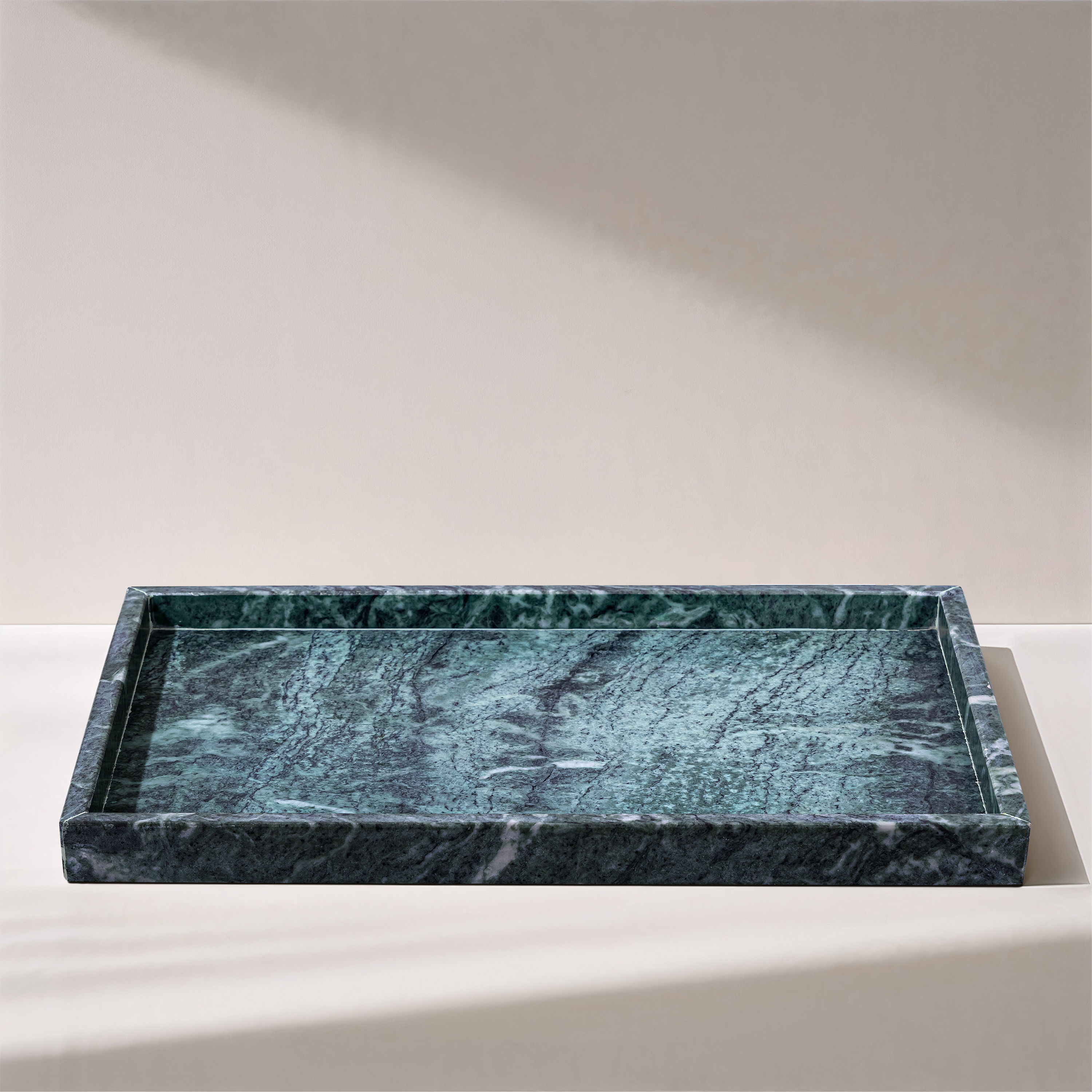 Barletta - Marble Rectangular Tray - Green