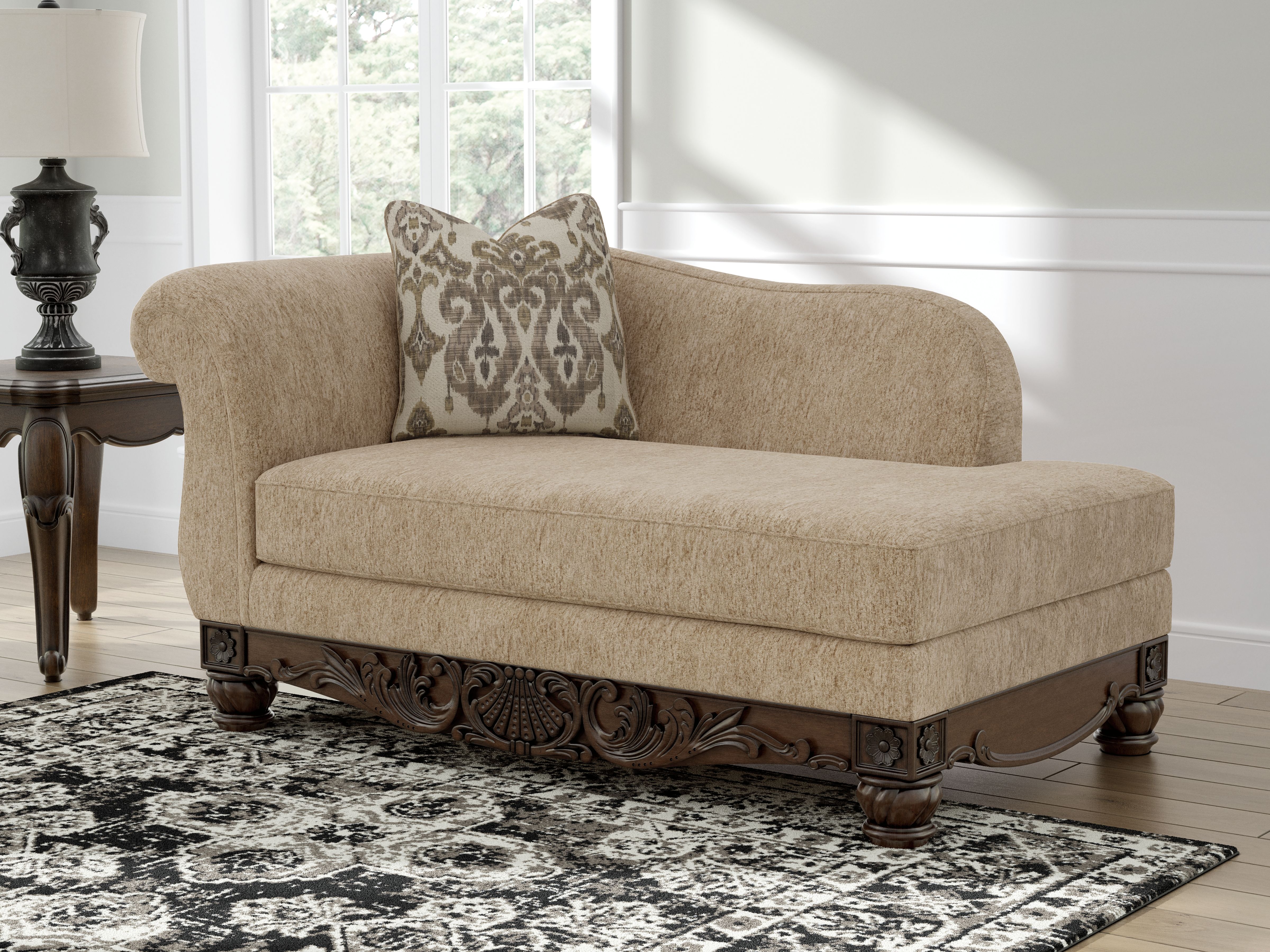 Ashley Furniture Chelsworth - RAF Corner Chaise - Golden - Image 2
