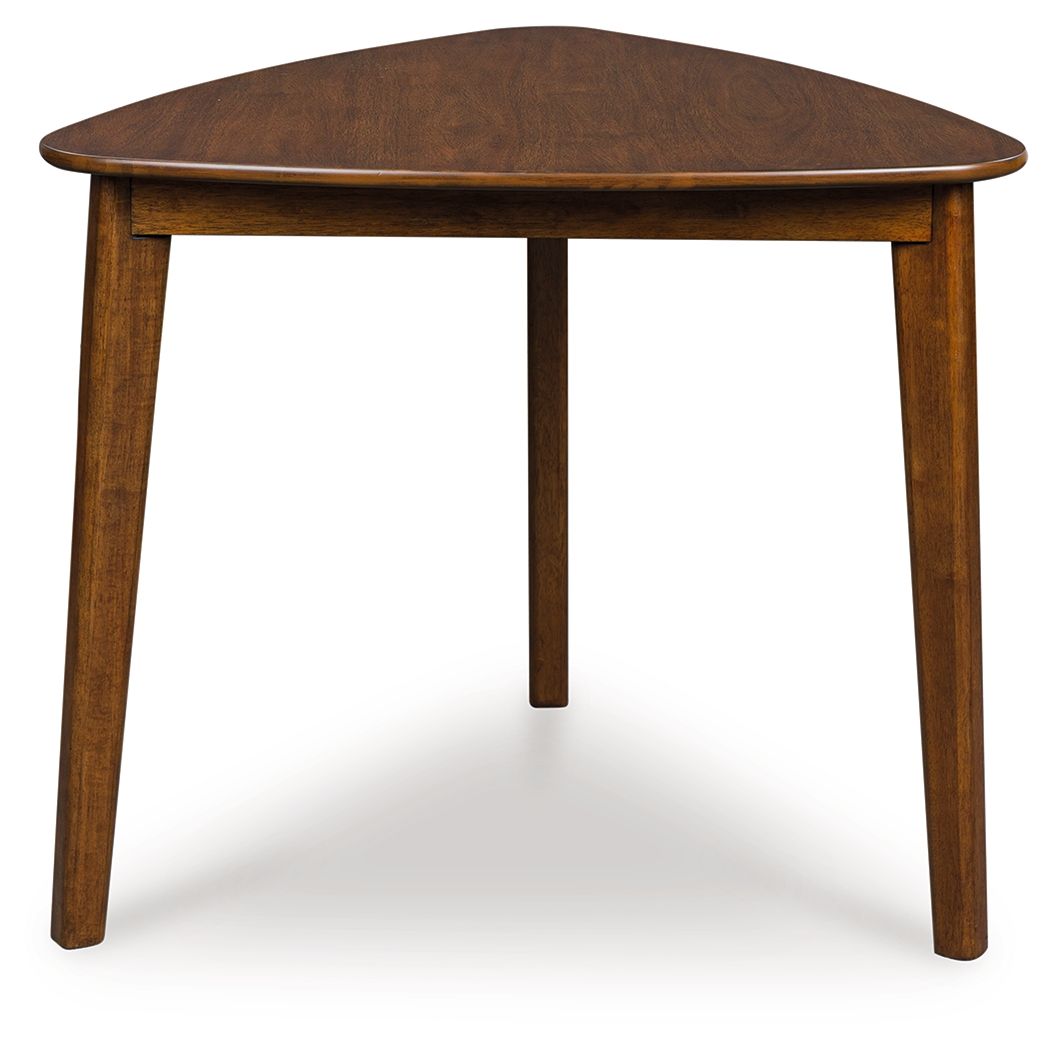 Ashley Furniture Tameride - Triangle Dining Room Table - Brown - Image 3