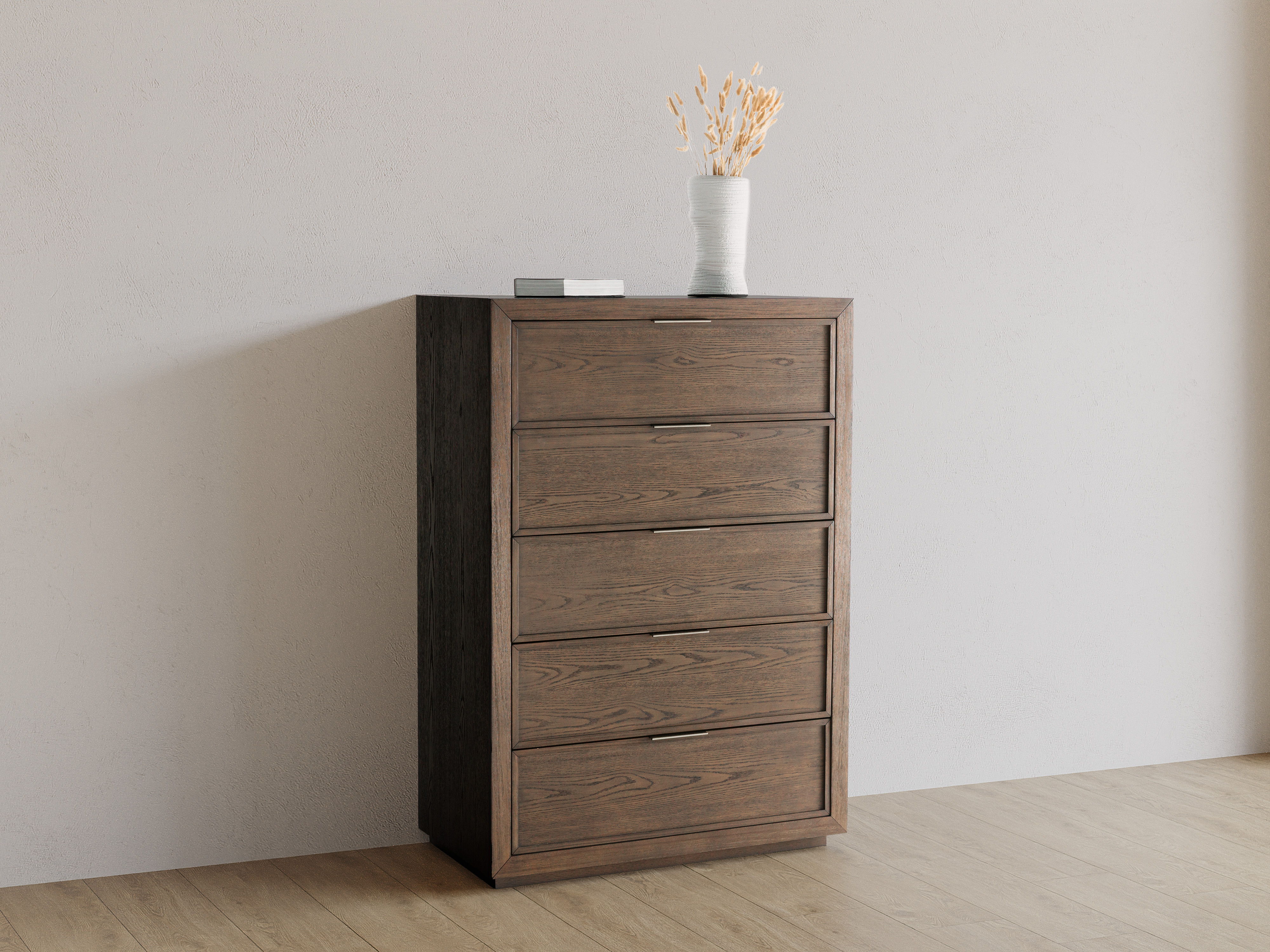 Athens - Drawer Chest - Dark Brown, dark brown, view 5