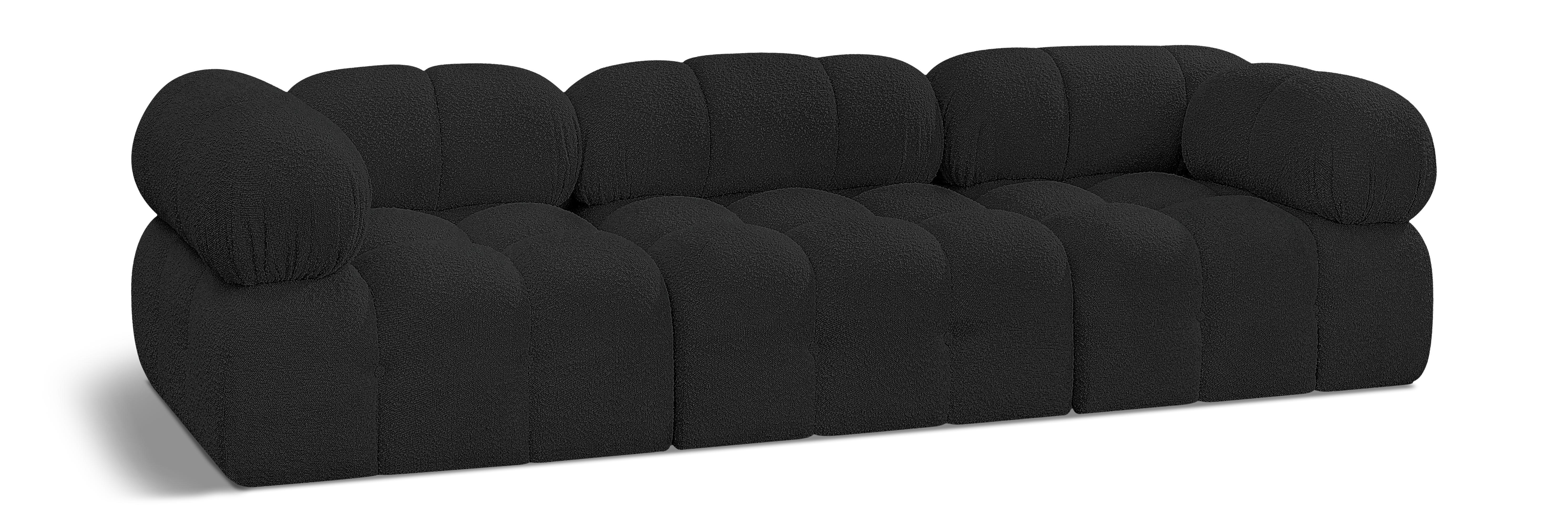 Ames - 3 Seat Modular Sofa - Black