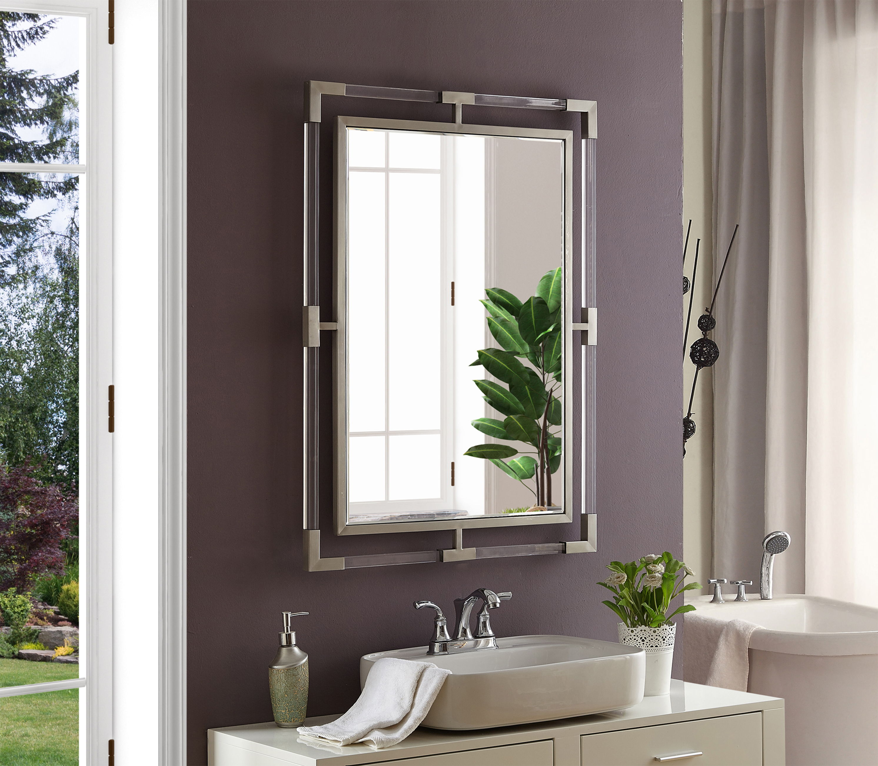 Ghost - Mirror Rectangular - Chrome