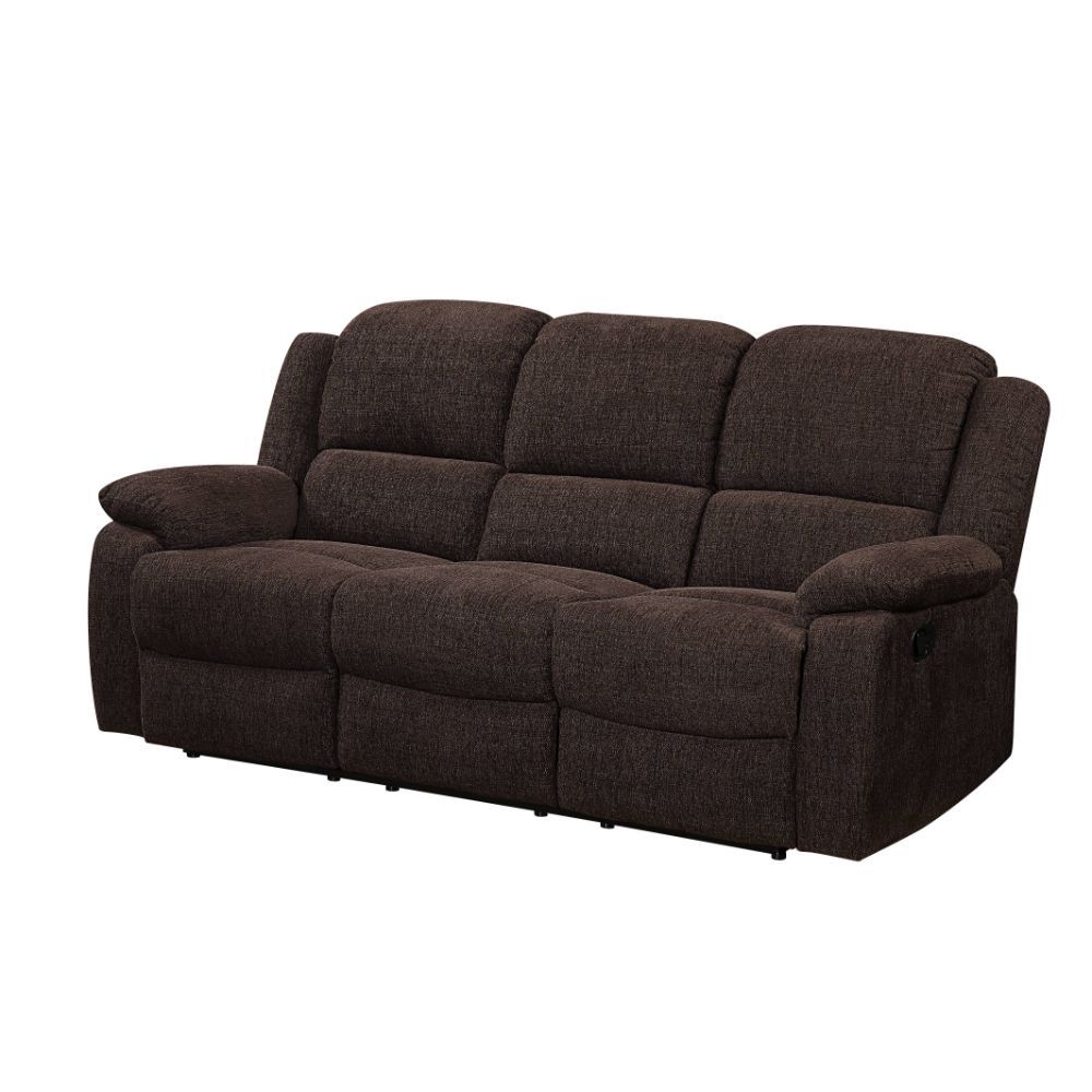Madden - Motion Sofa - Brown Chenille, dark brown