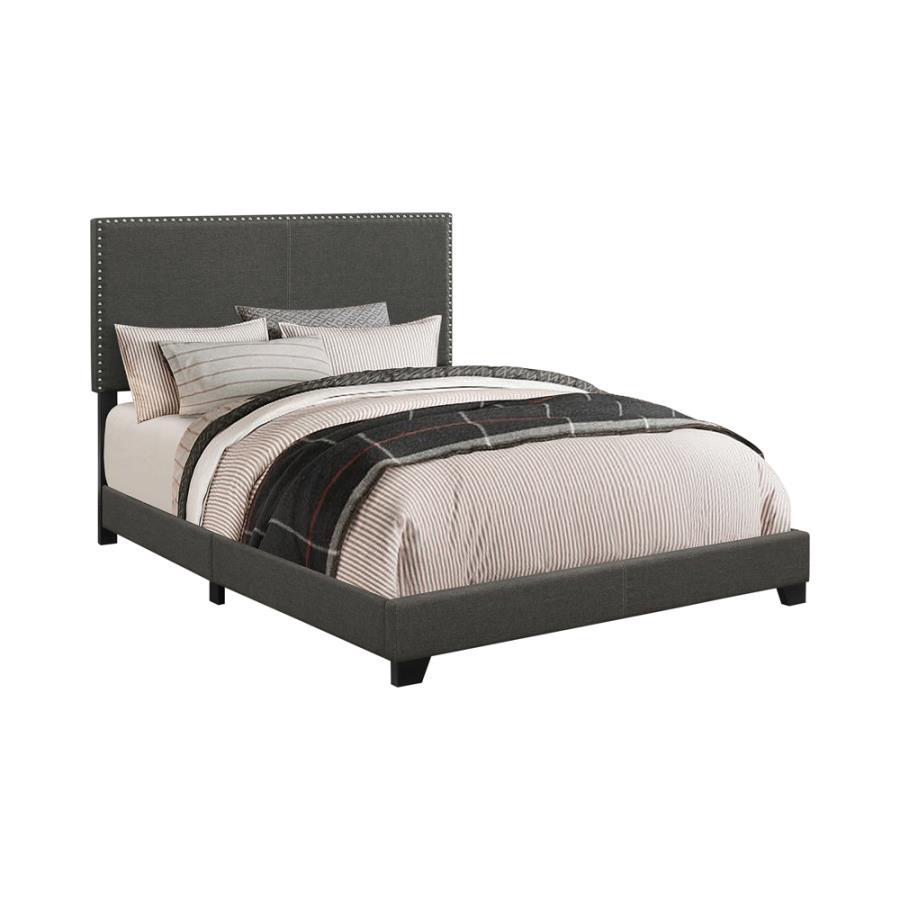 Boyd - Upholstered Twin Panel Bed - Charcoal Image