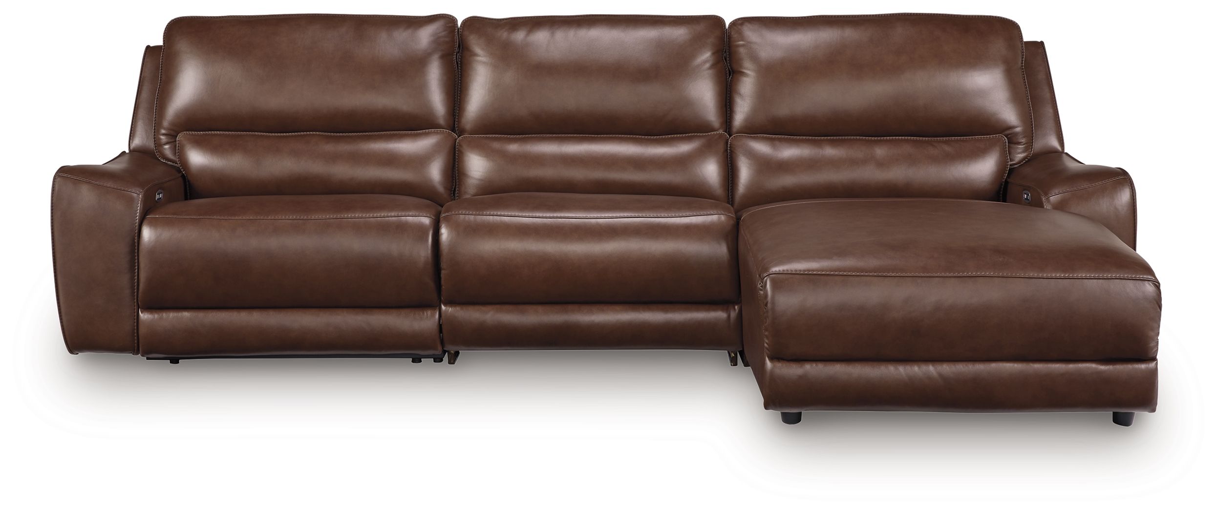 3 Pc · Power Reclining Sofa With RAF Press Back Power Chaise