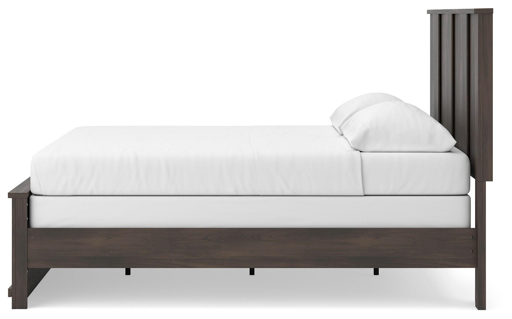 Ashley Furniture Shaehartin - King Panel Bed - Dark Brown - Image 8