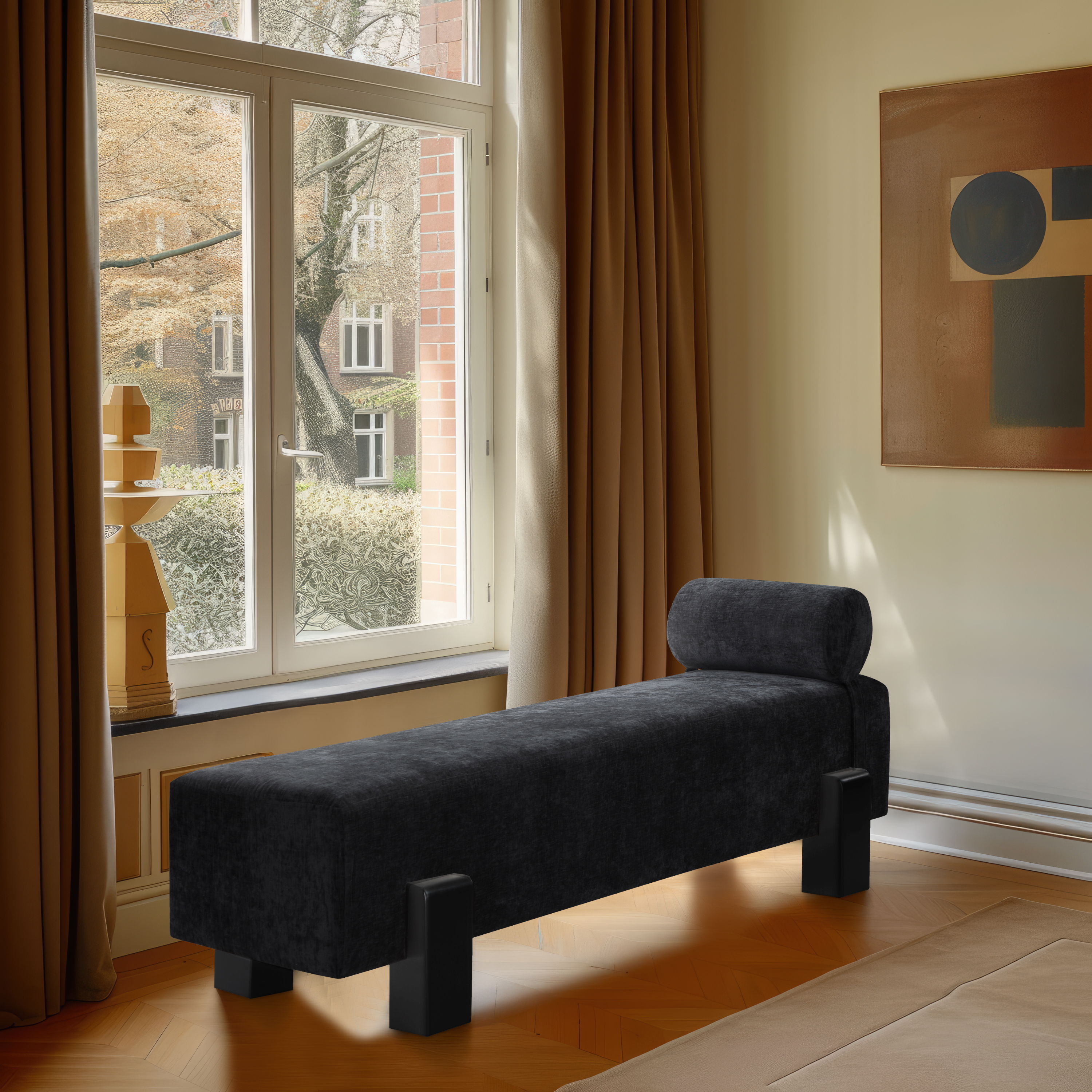 Edison - Bench - Black