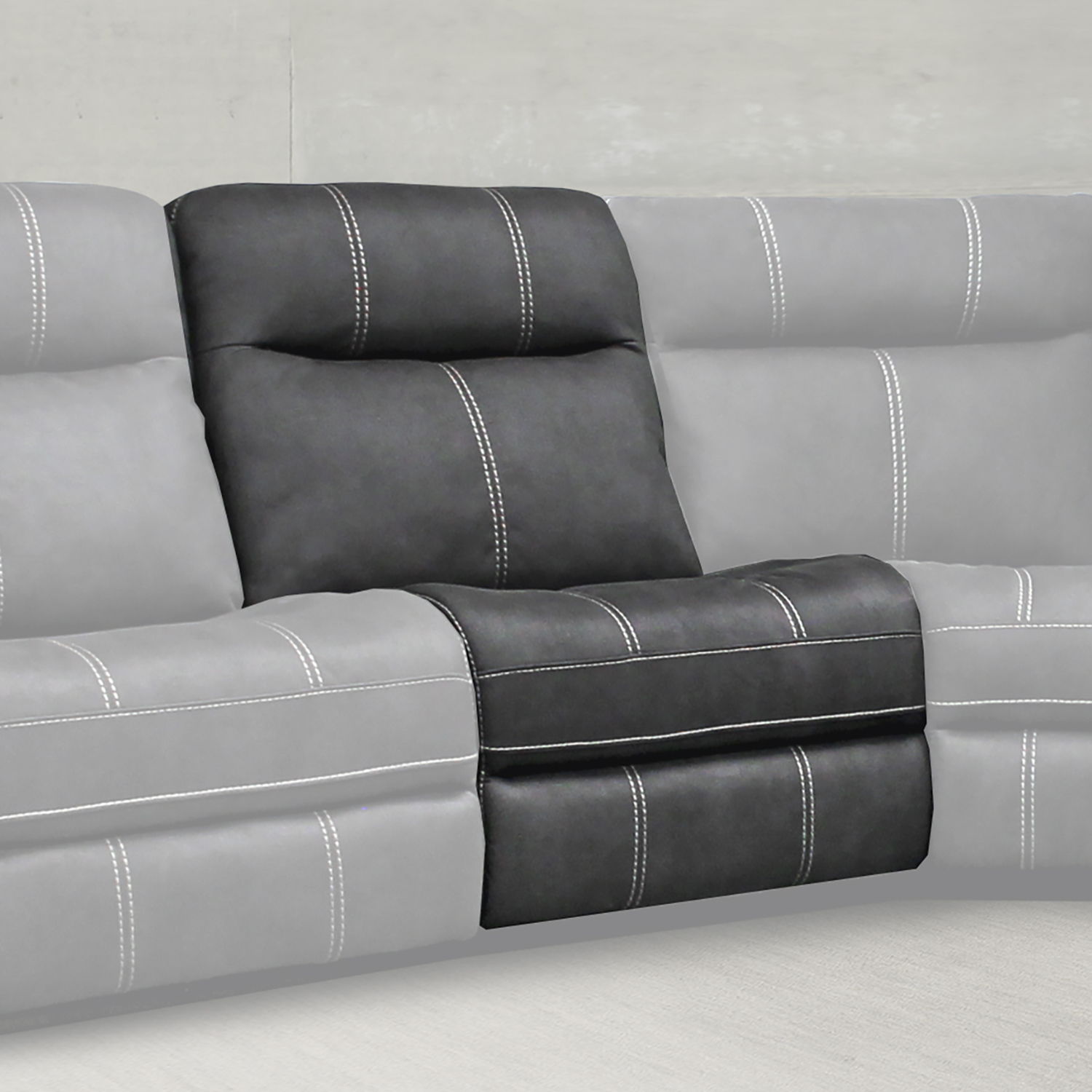 Parker House Mason - Armless Chair - Charcoal
