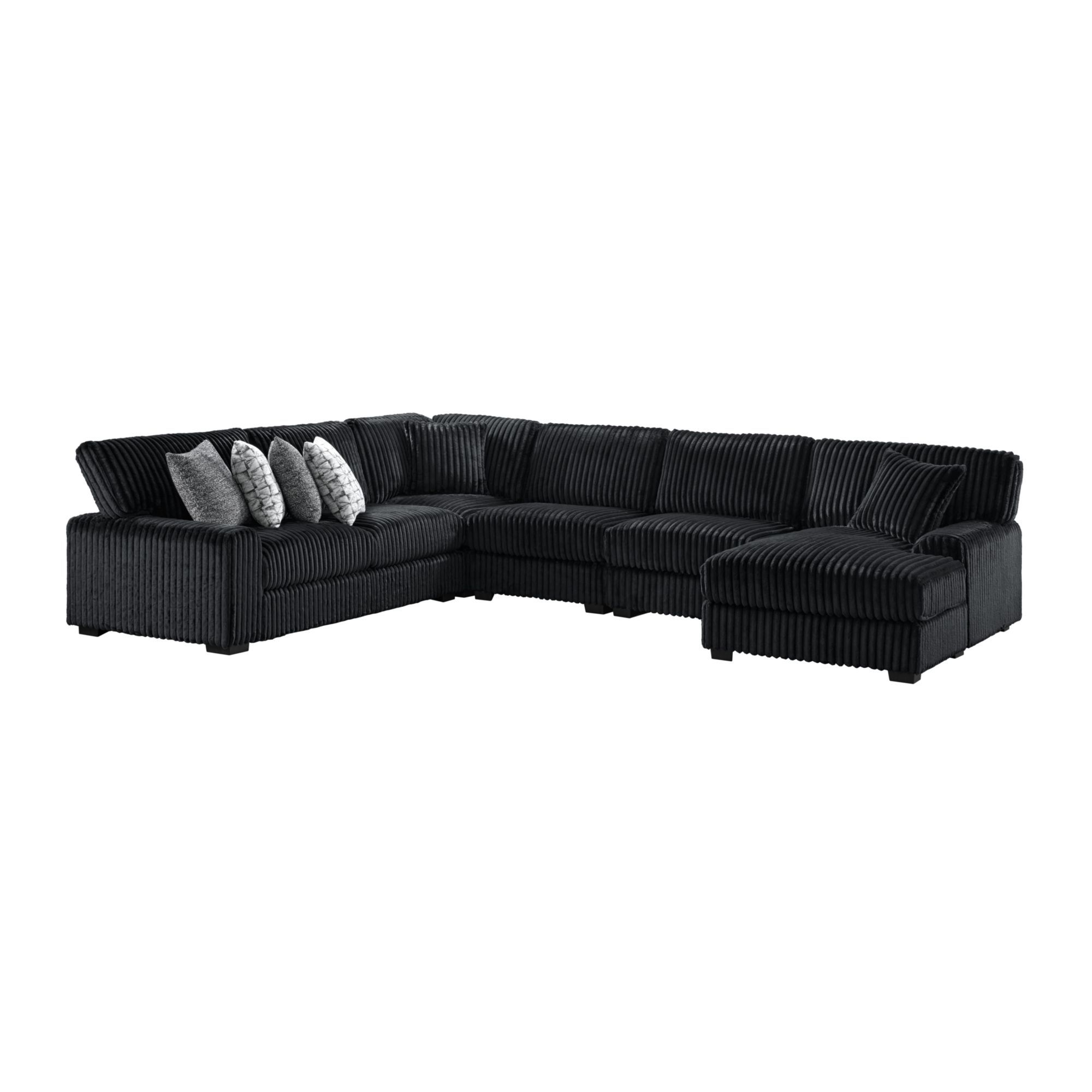 5 Pc · Sectional Set With RHF Chaise 1 Pillow