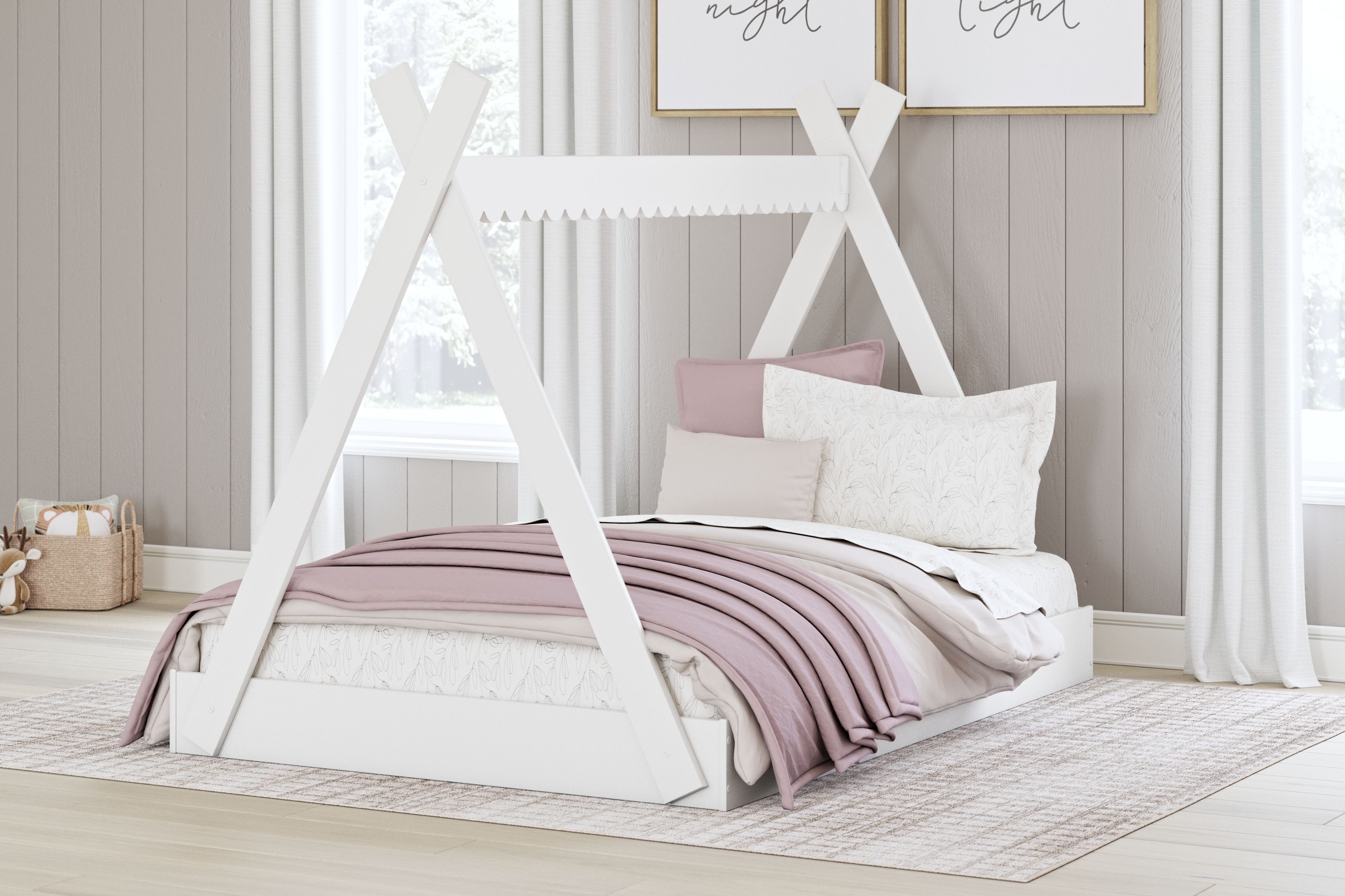 Hallityn - Full Tent Complete Bed In Box - White