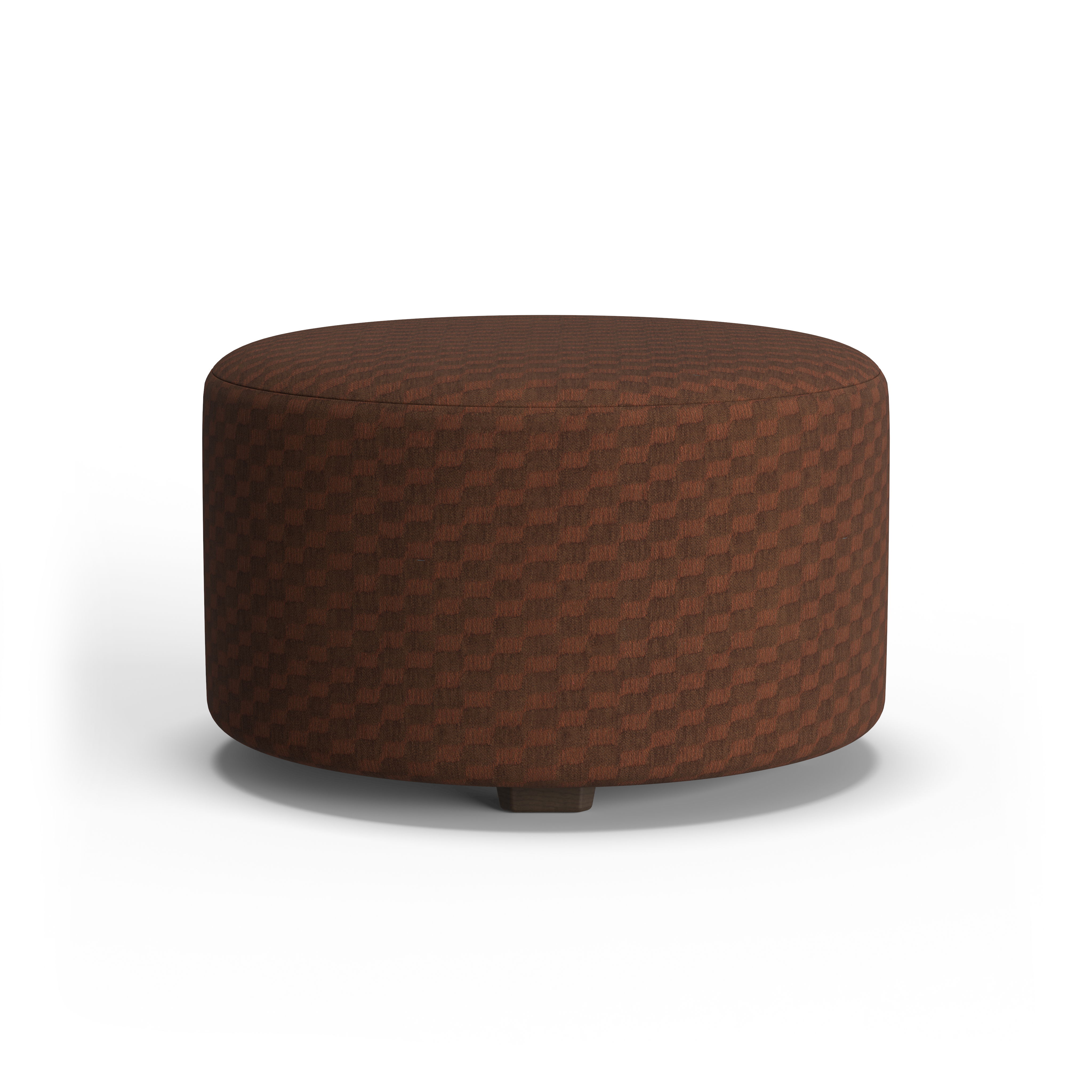 Pouf - Fabric Cocktail Ottoman, black, view 6