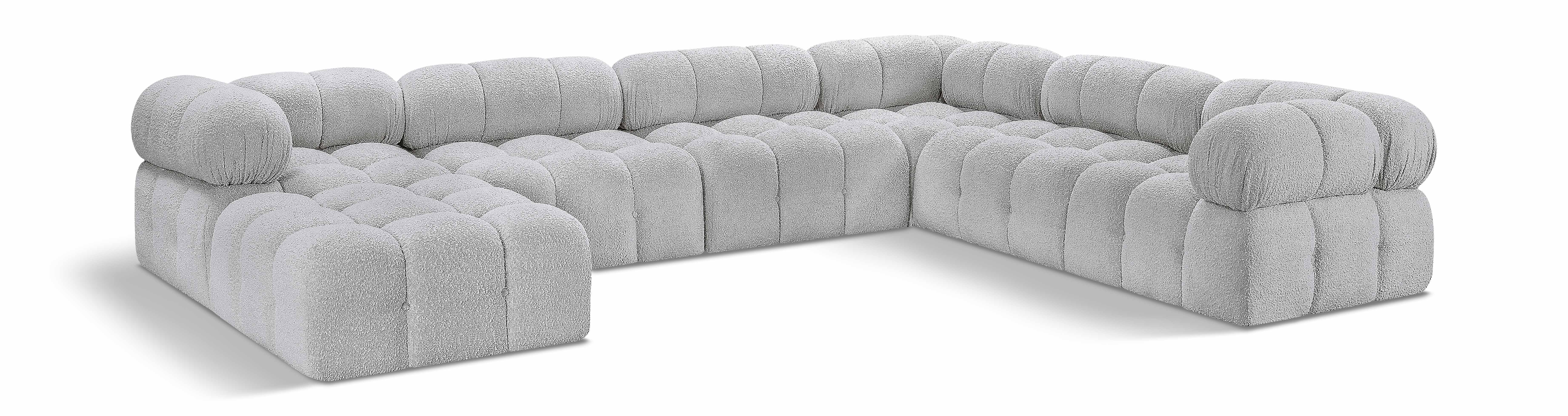 Ames - 7 Piece Modular Sectional - Gray