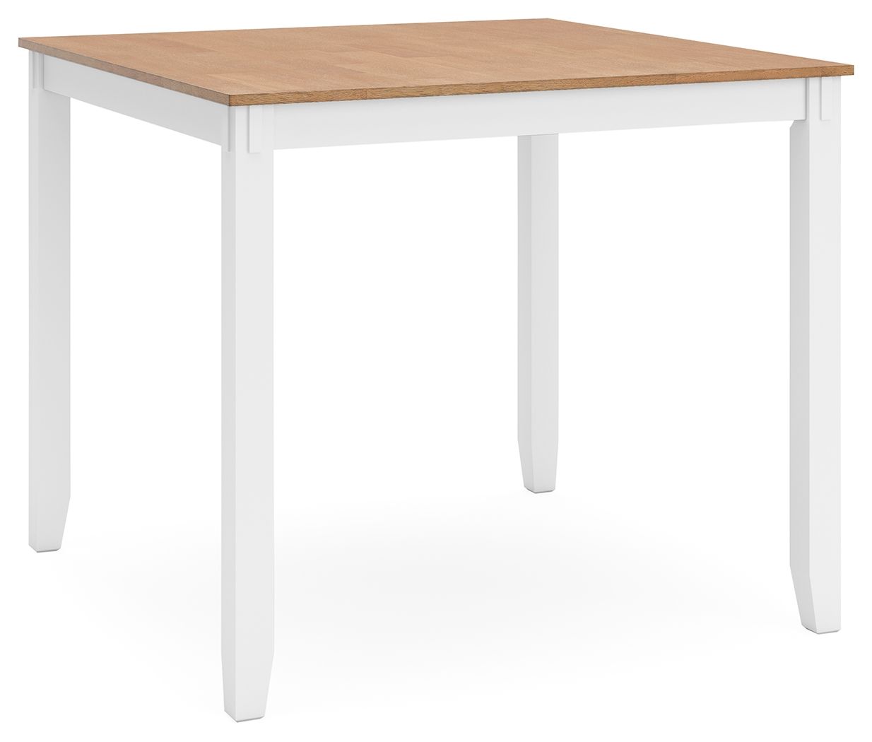 Ashley Furniture Gesthaven - Dining Room Counter Table Set (Set of 5) - Natural / White - Image 5