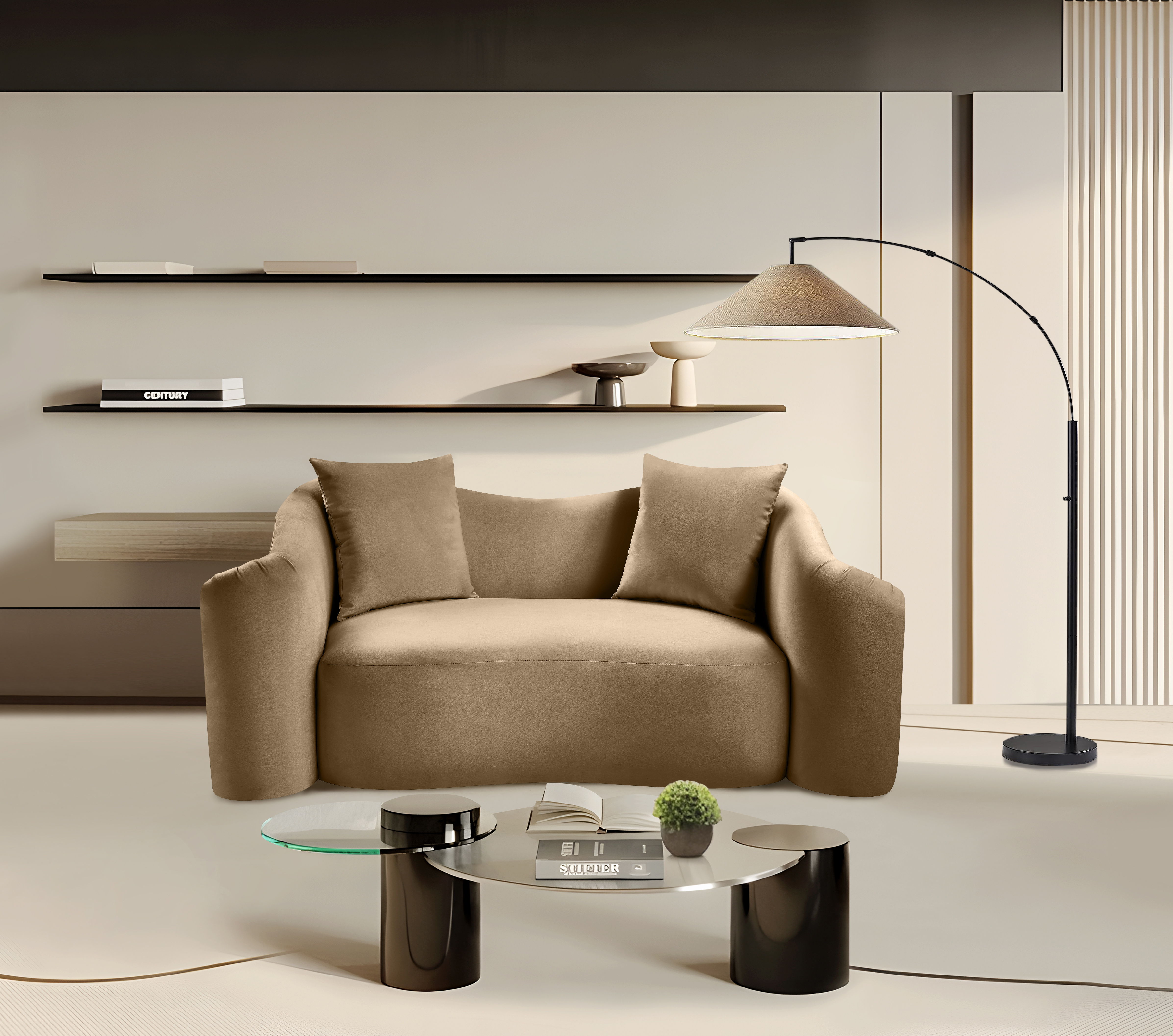 Destin - Loveseat - Beige