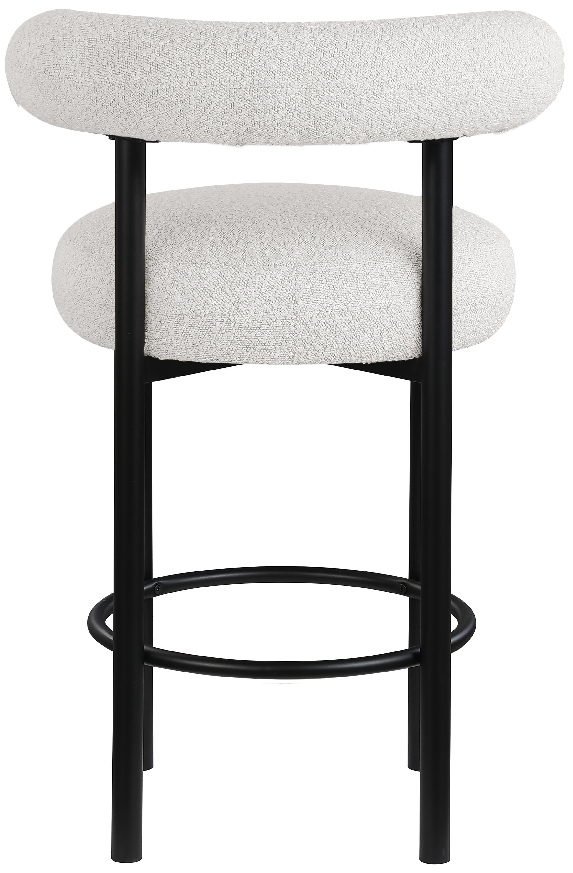 Bordeaux - Stool With Black Legs (Set of 2) - Cream