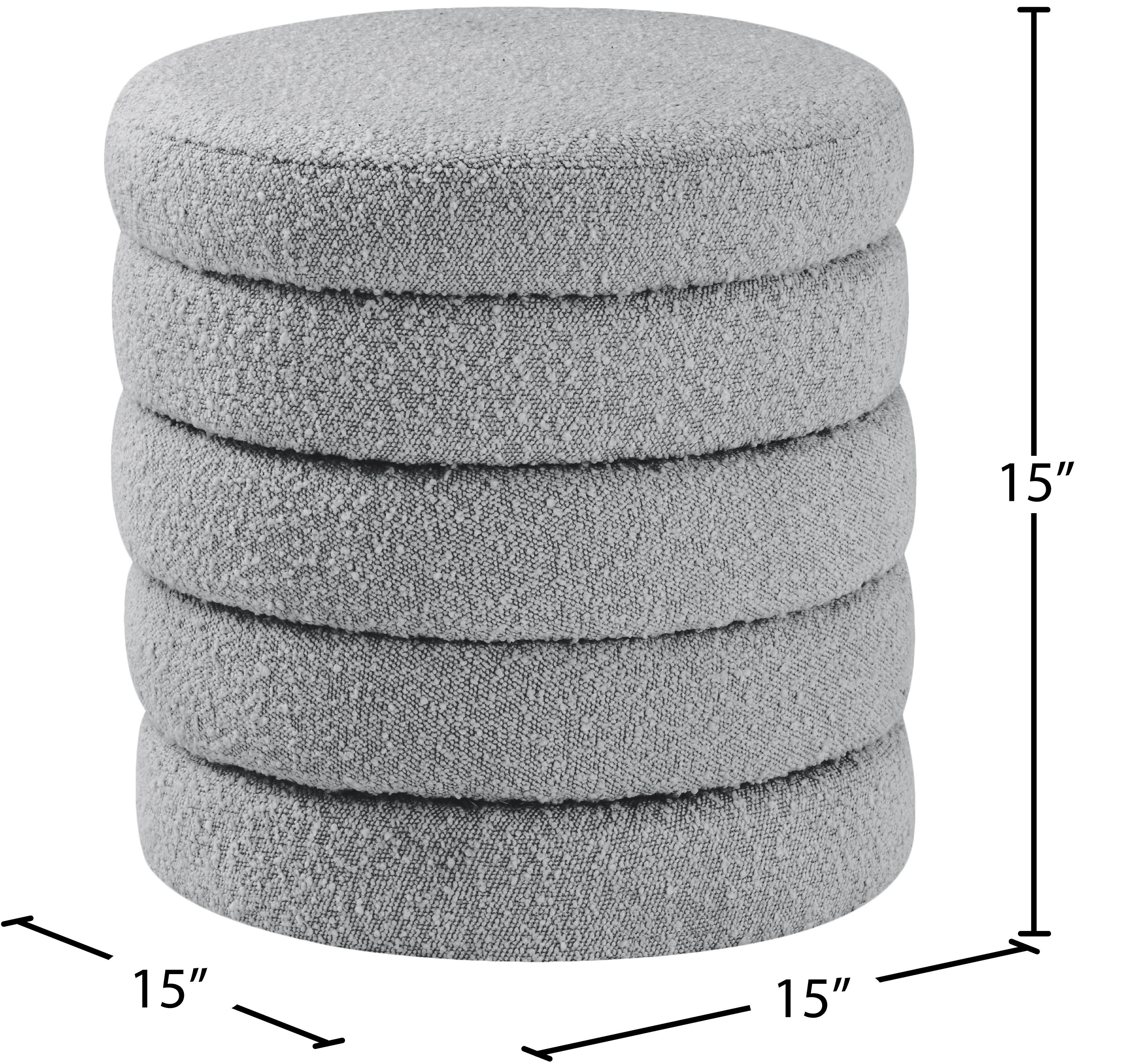 Aphia - Ottoman / Stool - Gray