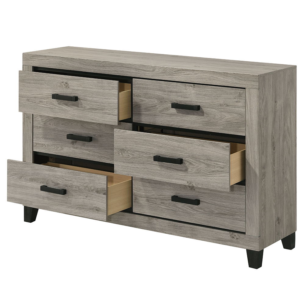 Mari - Dresser - Light Gray Finish, gray, view 3
