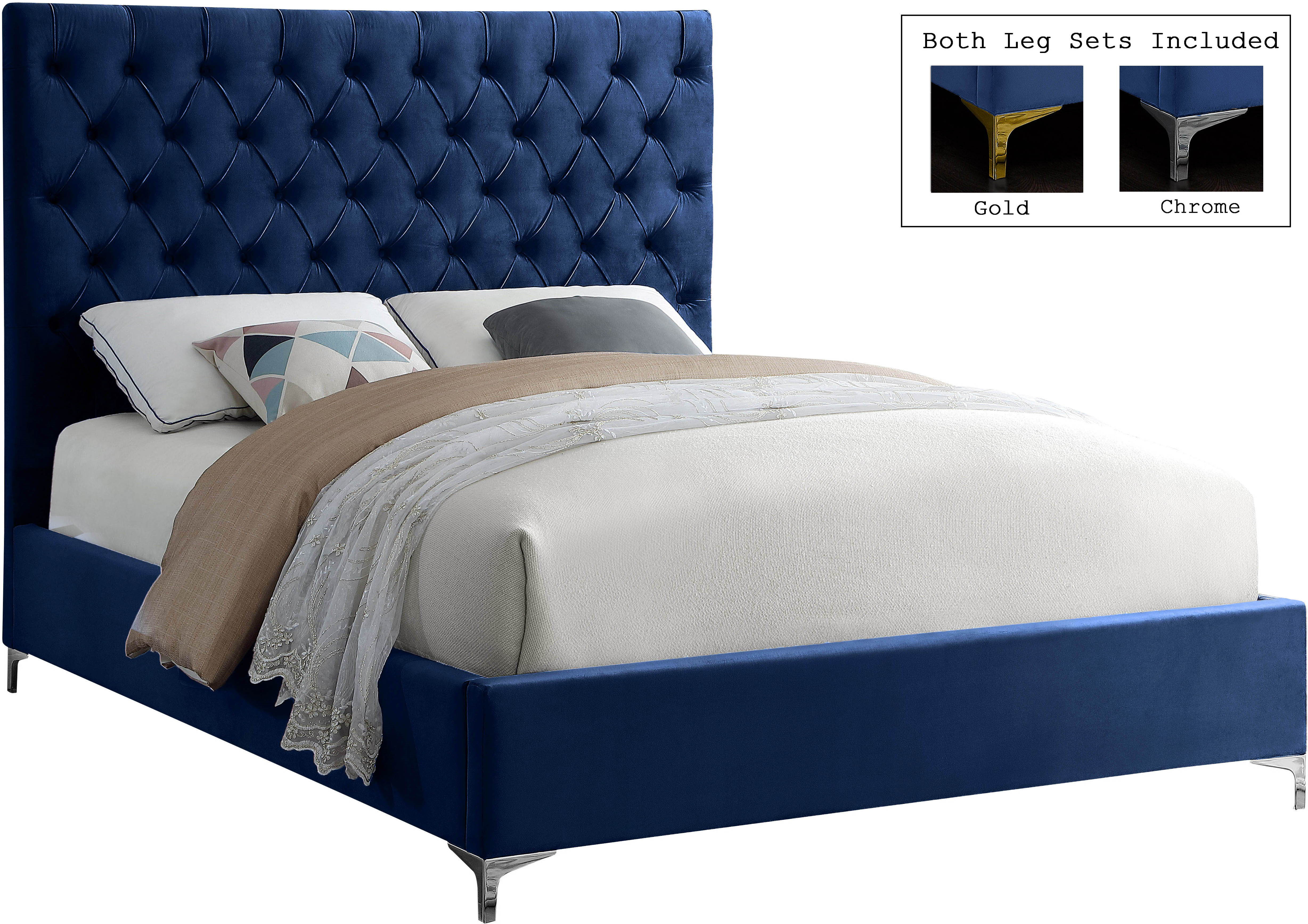 Cruz - King Bed - Navy