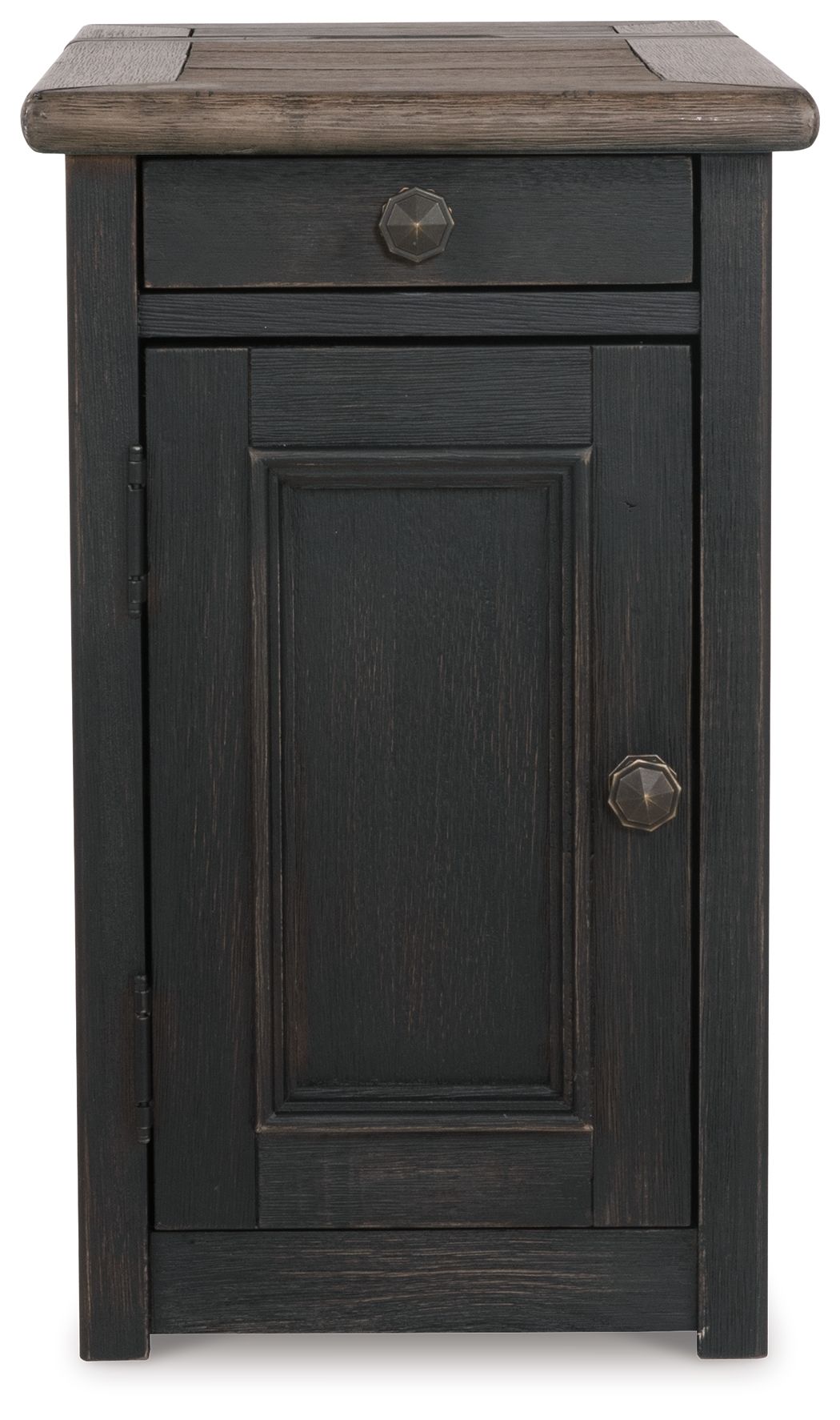 Ashley Furniture Tyler Creek - Chair Side End Table - Grayish Brown / Black - Image 6