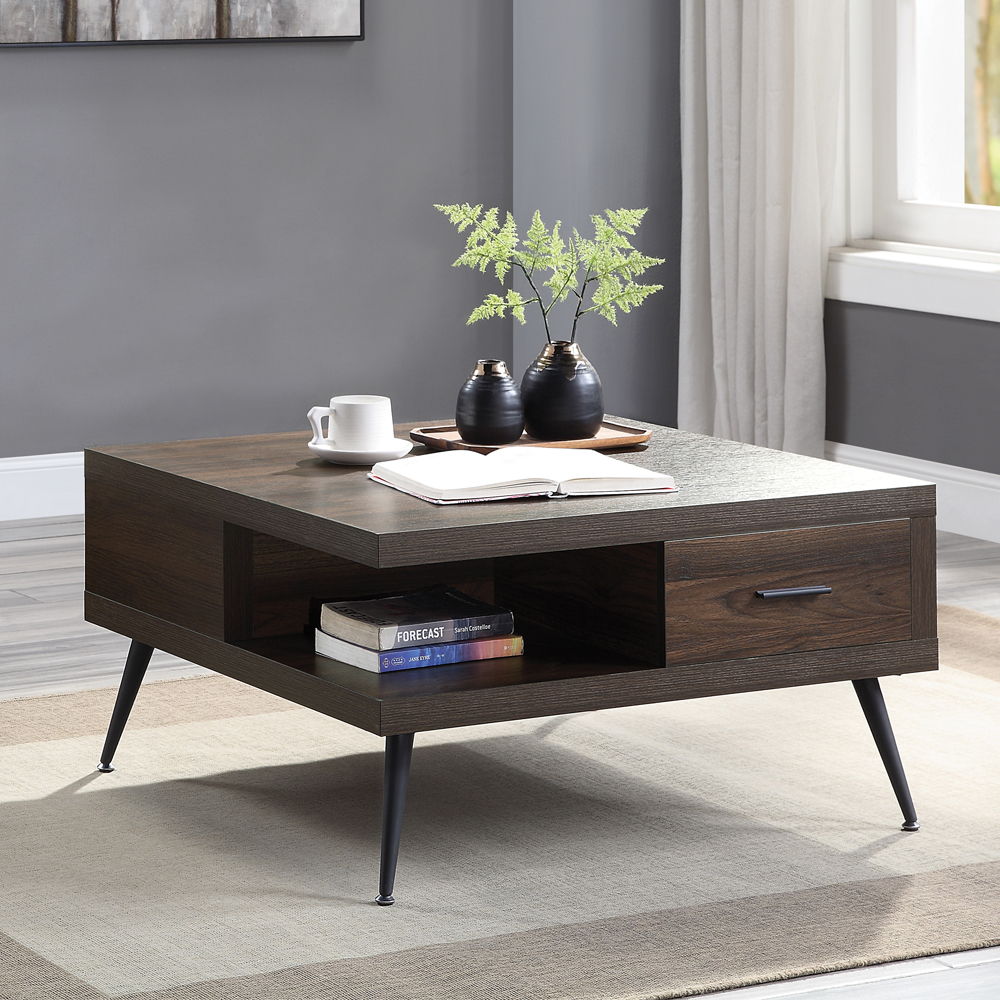 Harel - Coffee Table - Walnut, dark brown