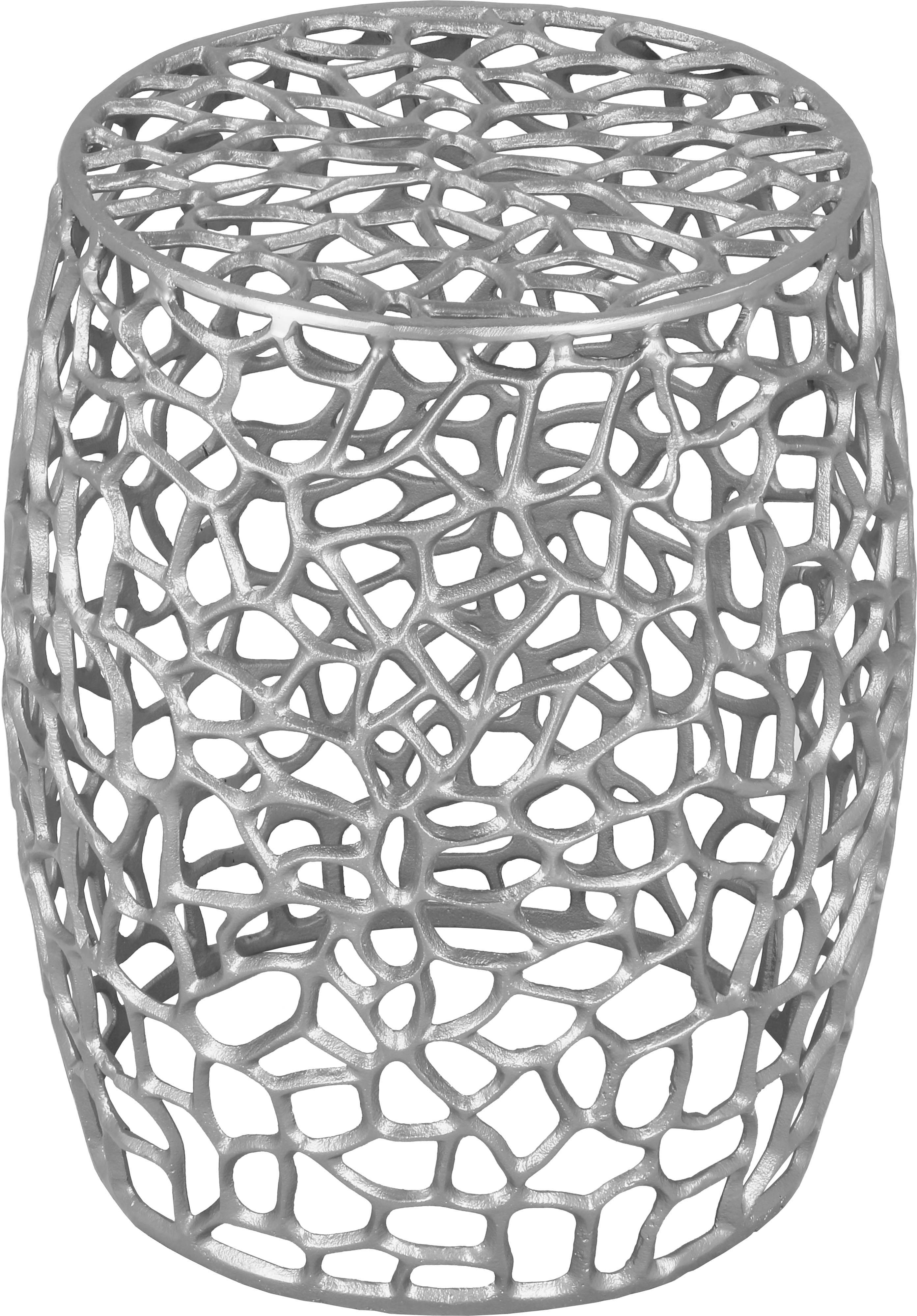 Priya - End Table - Silver