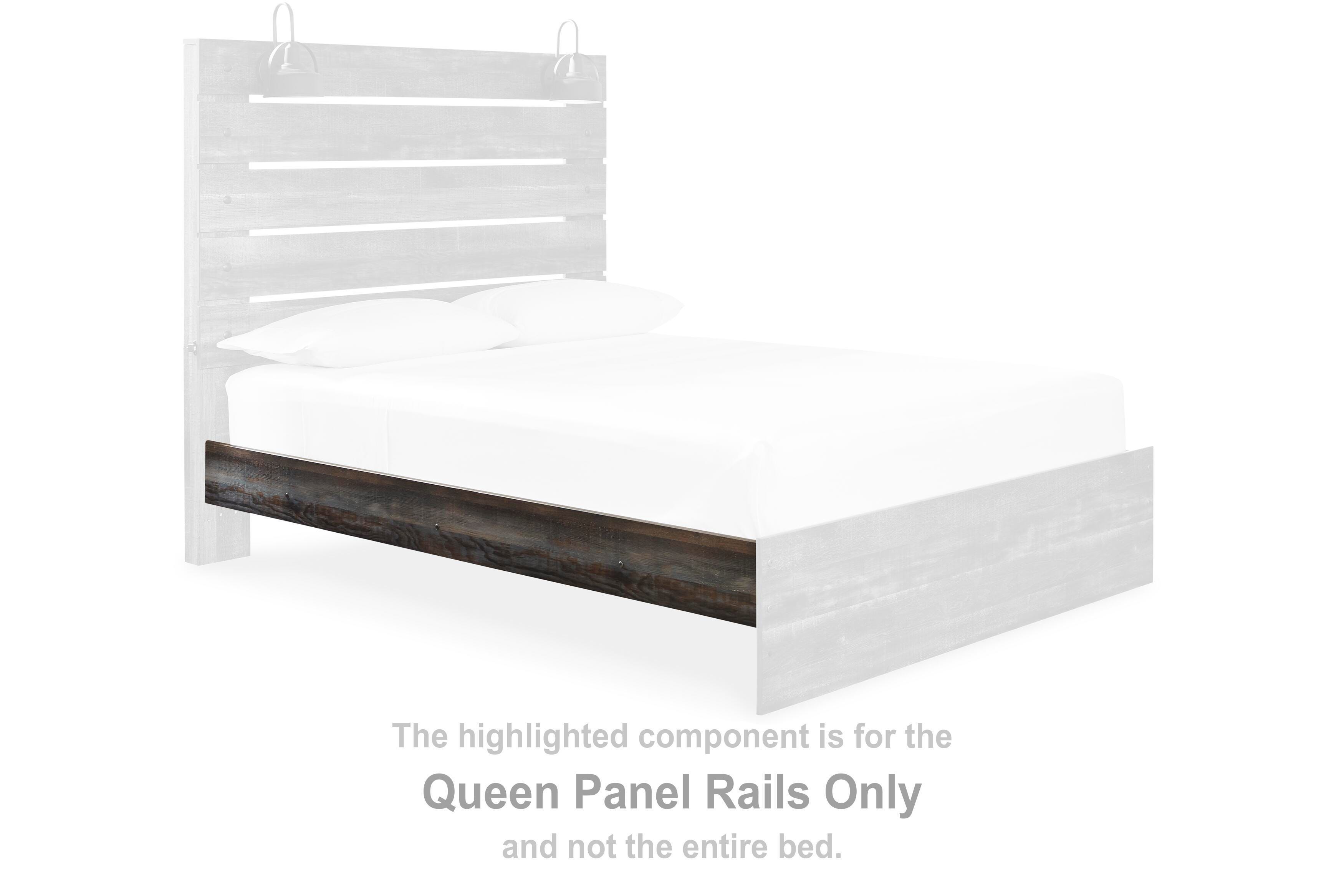 Drystan – Queen Panel Rails – Brown / Beige