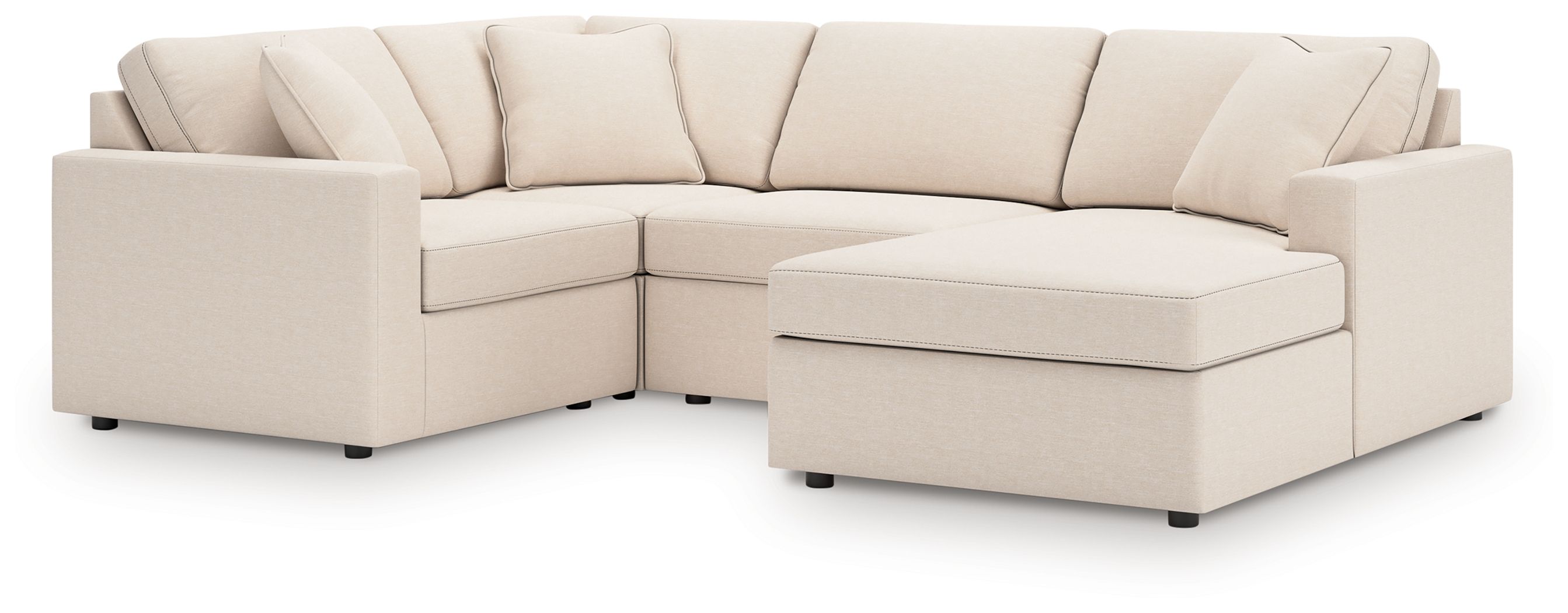 4 Pc · Sectional With Raf Corner Chaise, With Laf Corner Chair