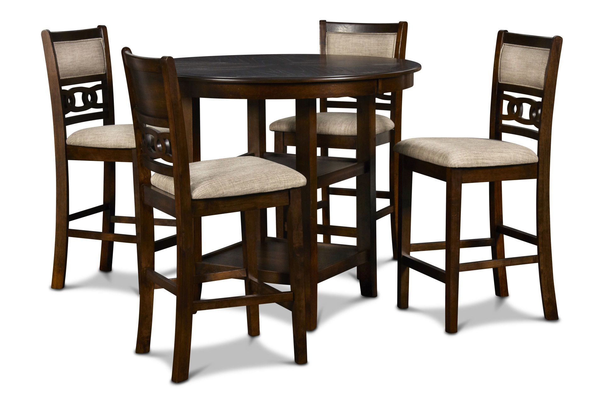 5 Pc · Round Counter Dining Set