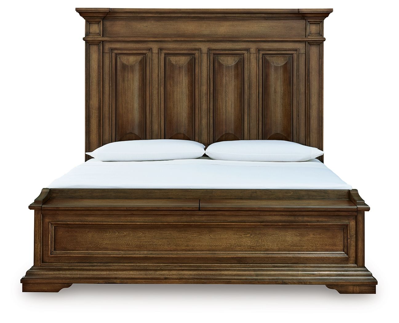 Ashley Furniture Frantanna - California King Panel Storage Bed - Brown - Image 7