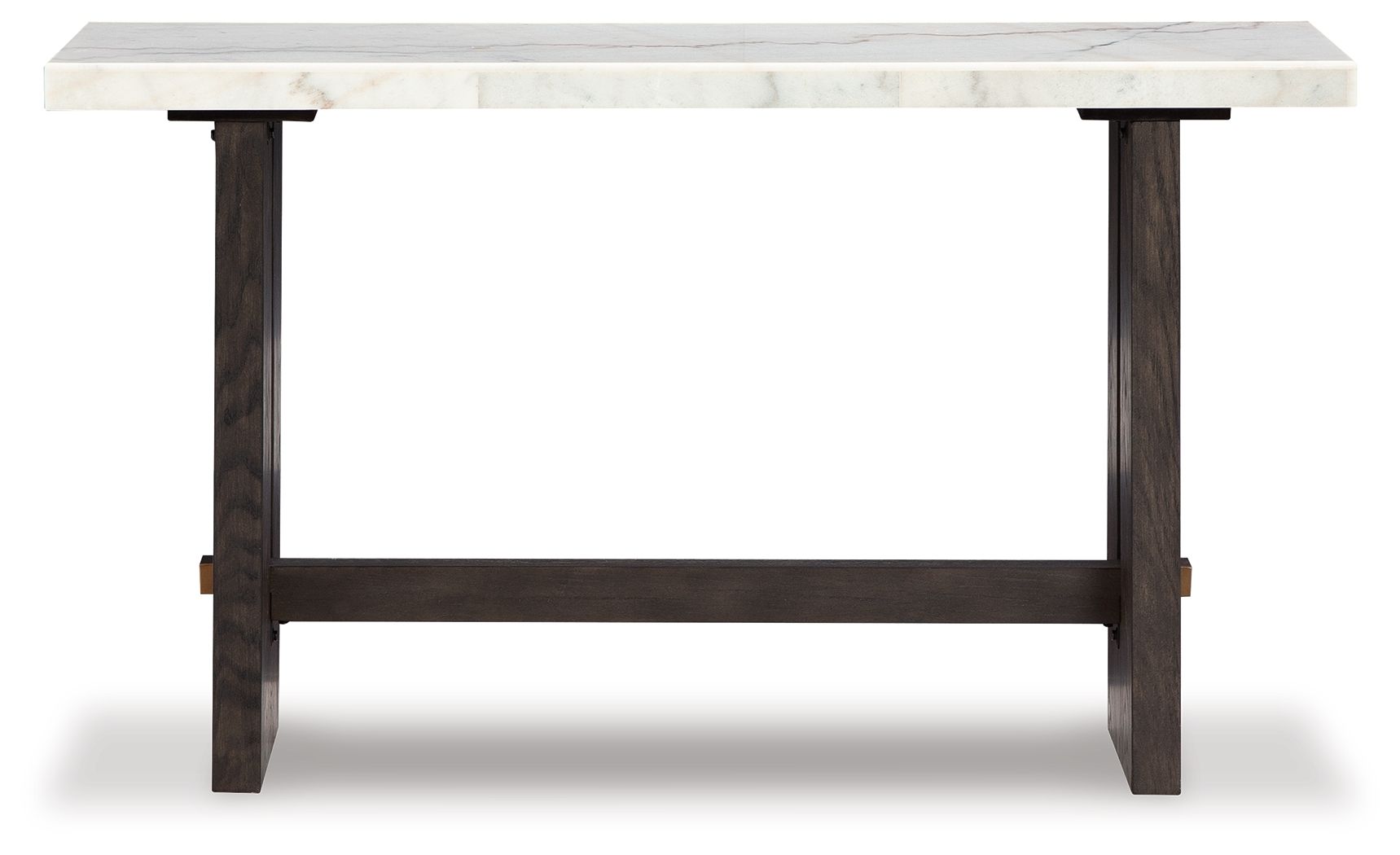 Ashley Furniture Burkhaus - Sofa Table - White / Dark Brown - Image 3