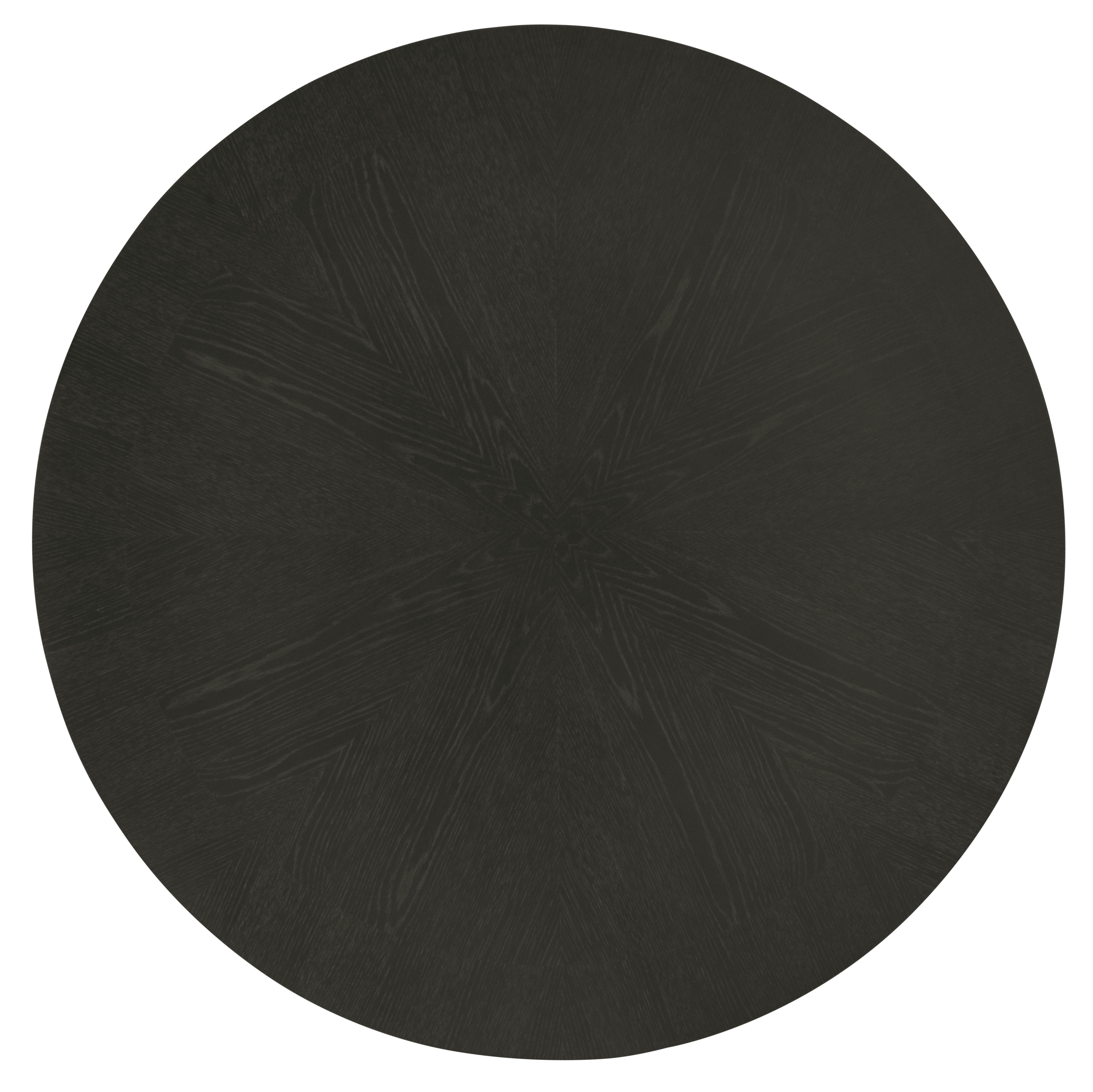 Rylie - Round Counter Table Top With 4 Drawers - Black