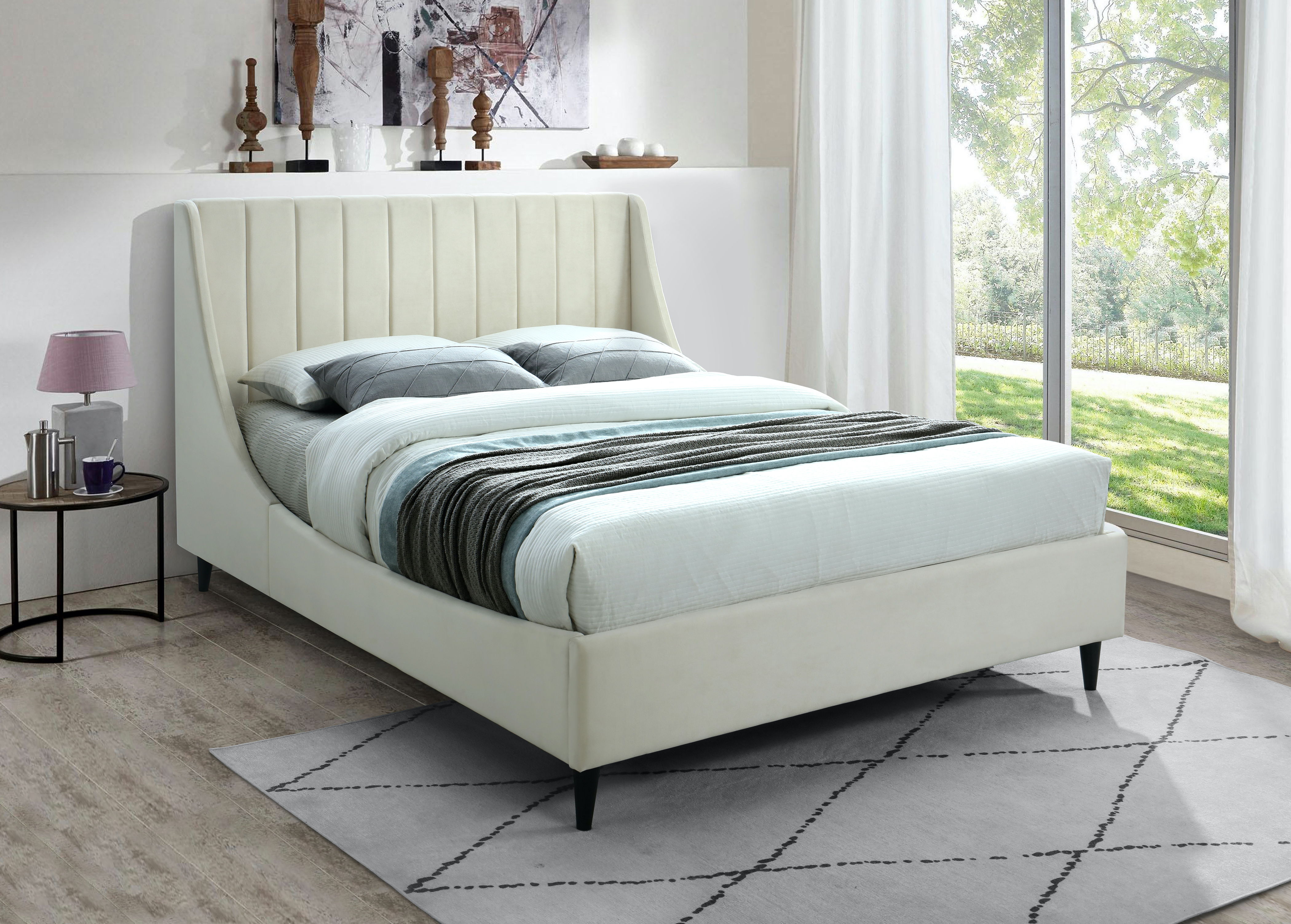 Eva - Full Bed - Cream