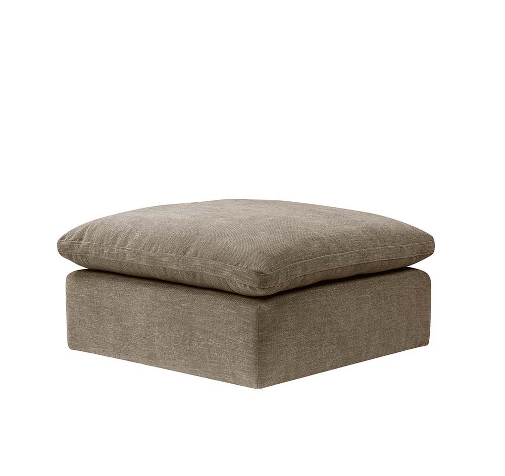 Naveen - Modular Ottoman - Beige Linen, beige