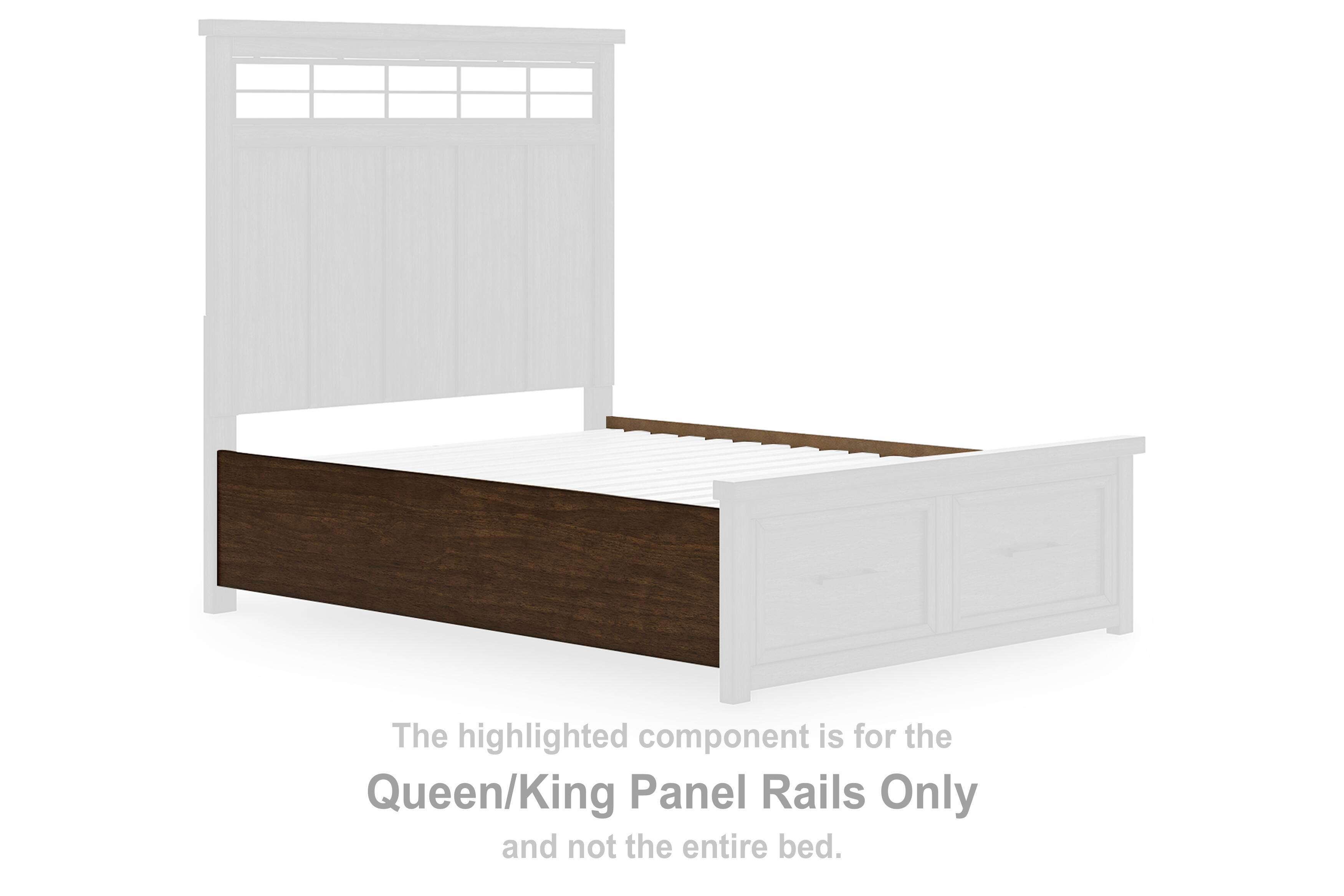 Taffenbrook – Queen/King Panel Rails – Medium Brown