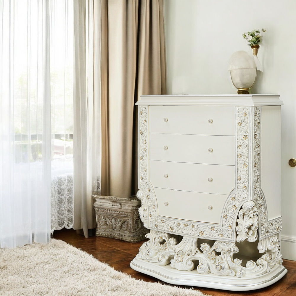 Adara - Chest - Antique White, beige