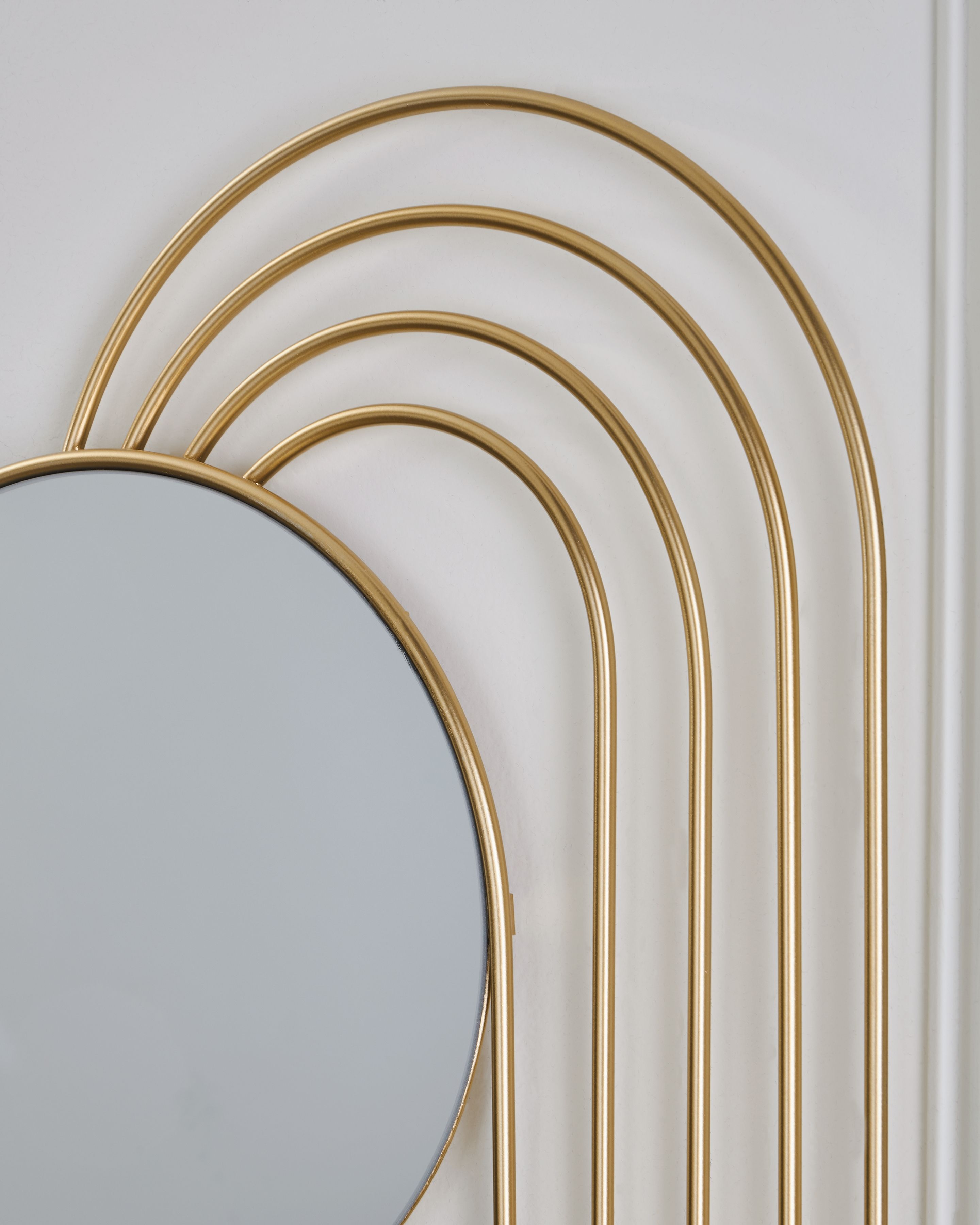 Warrenley - Accent Mirror - Gold Finish, gold, view 6