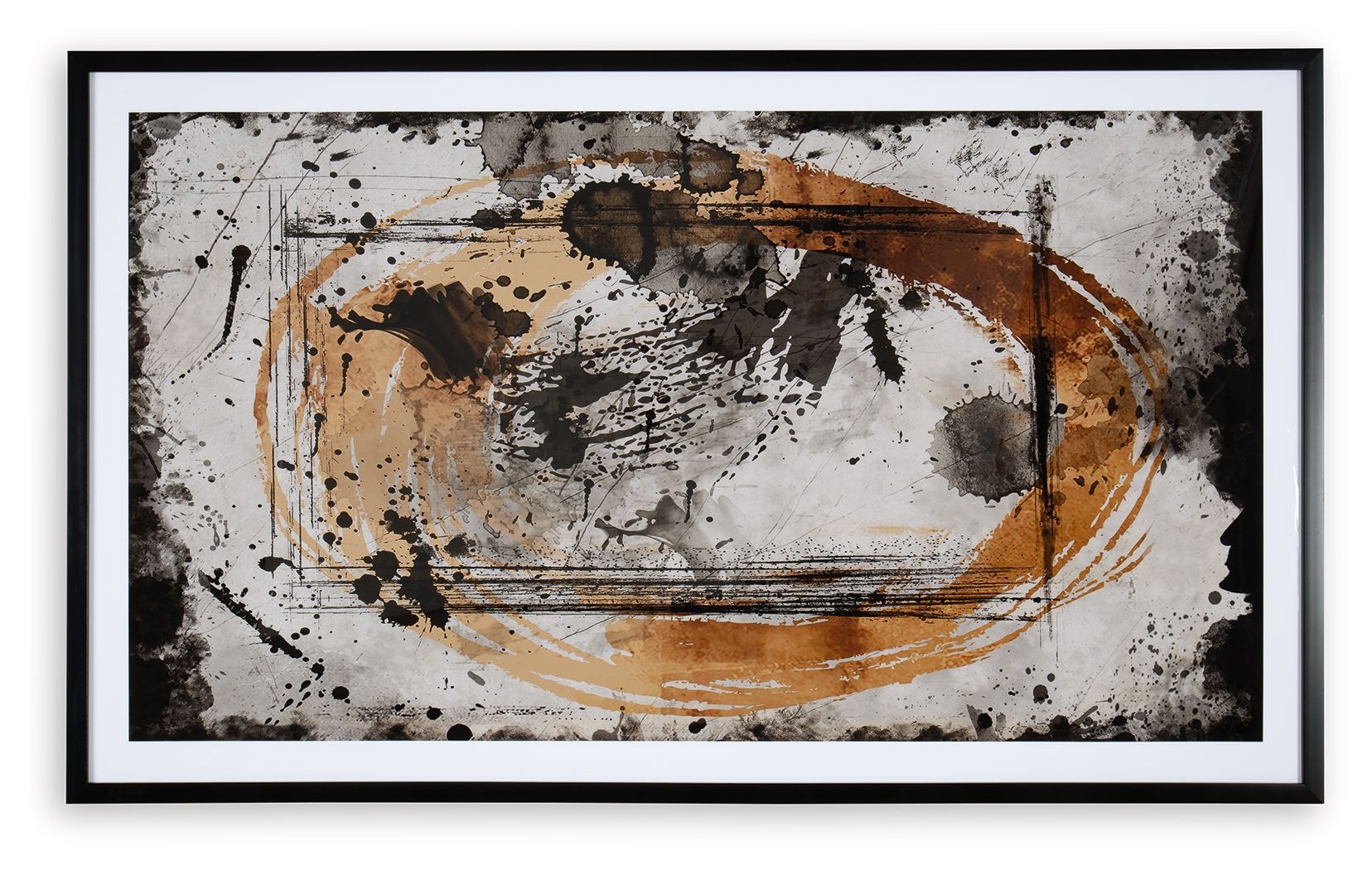 Ashley Furniture Clefting - Wall Art - Black / Caramel / Tan - Image 5