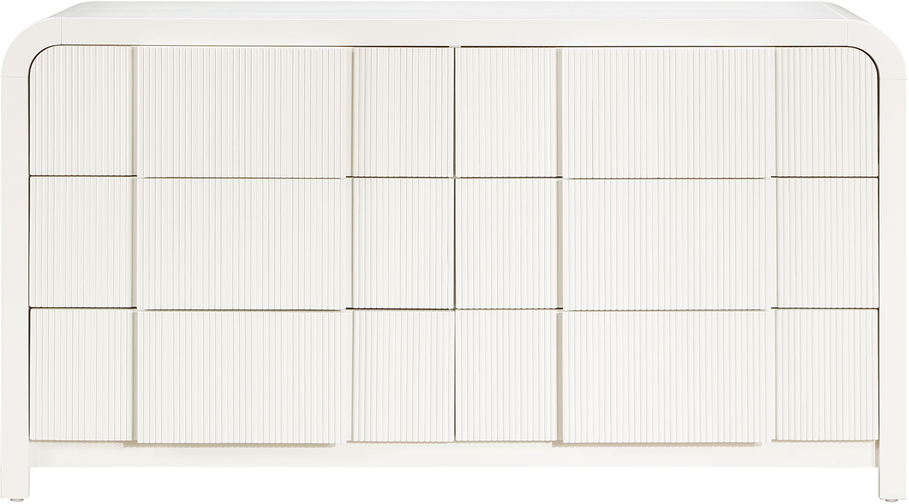 Fluted - Dresser - Cream
