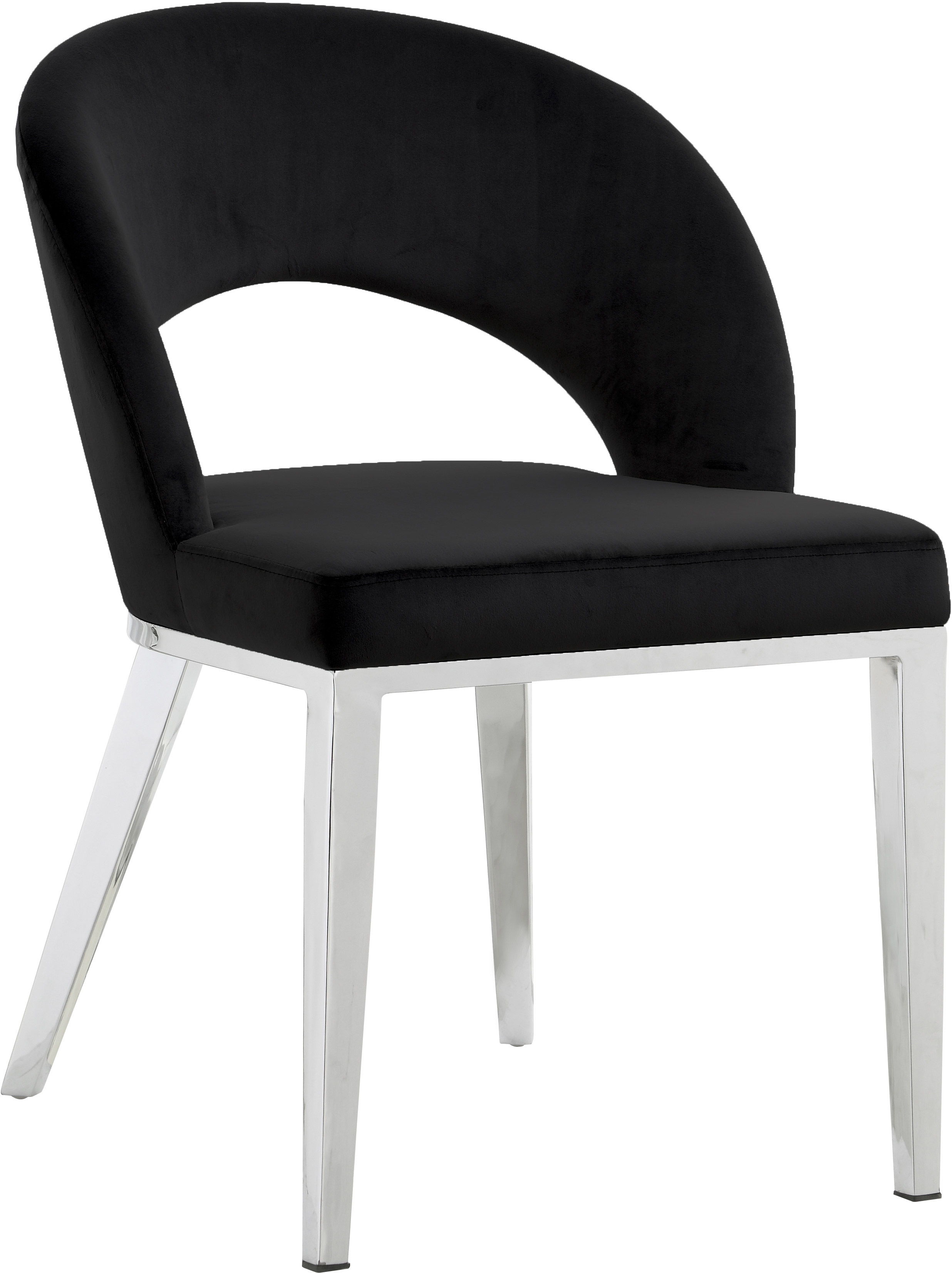 Roberto - Dining Chair - Black - Fabric