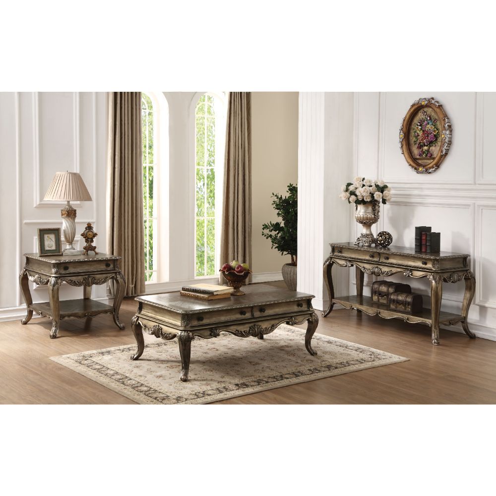 Ragenardus - Sofa Table - Vintage Oak, dark brown, view 5