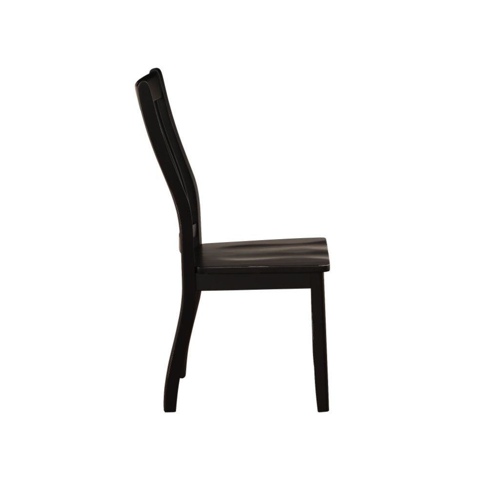 Renske - Side Chair (Set of 2) - Black, black, view 3