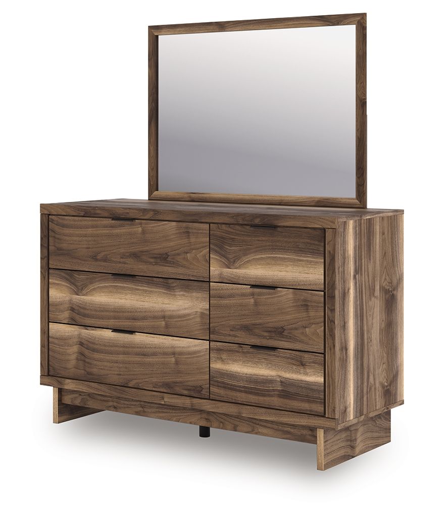 Ashley Furniture Chirason - Dresser And Mirror - Brown - Image 8