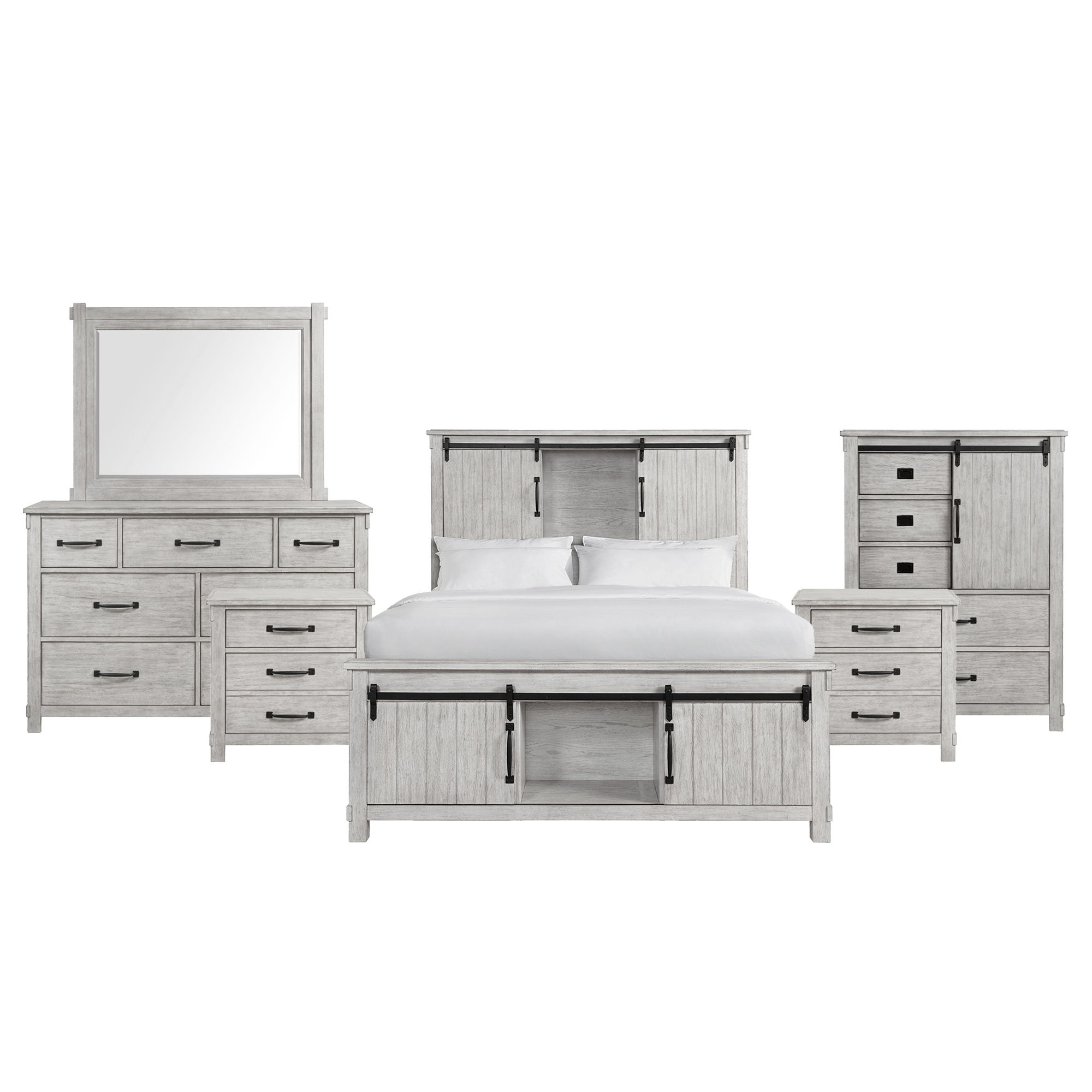 Queen · 6 Pc · Bedroom Set