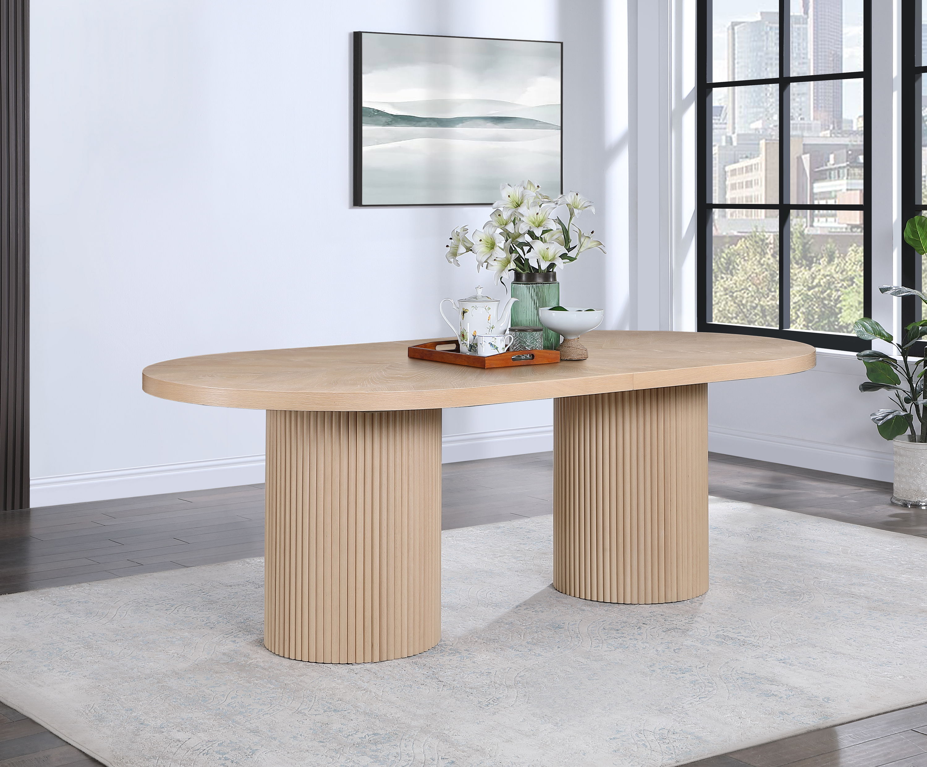 Belinda - Dining Table - White