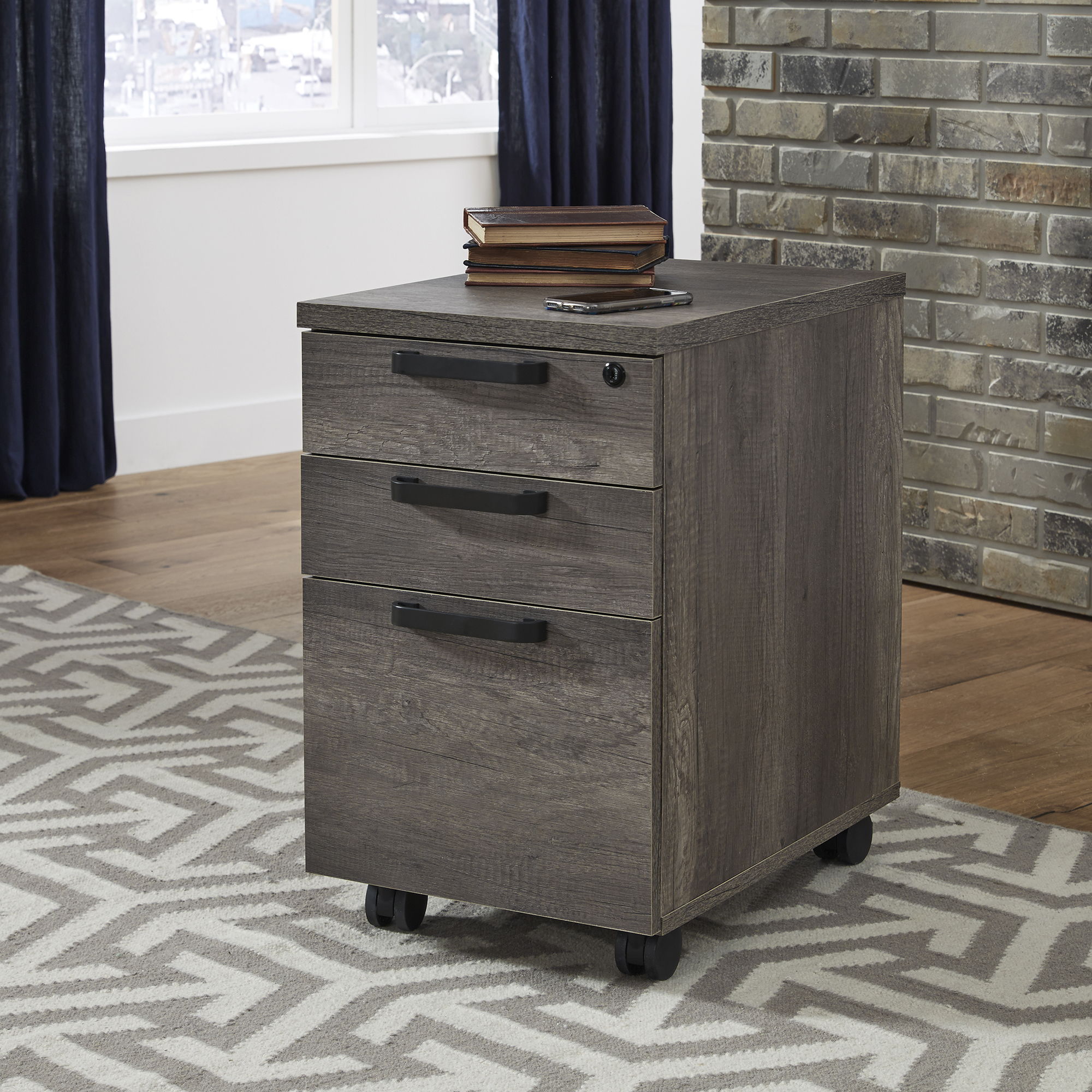 Liberty Furniture Tanners Creek - File Cabinet - Dark Gray