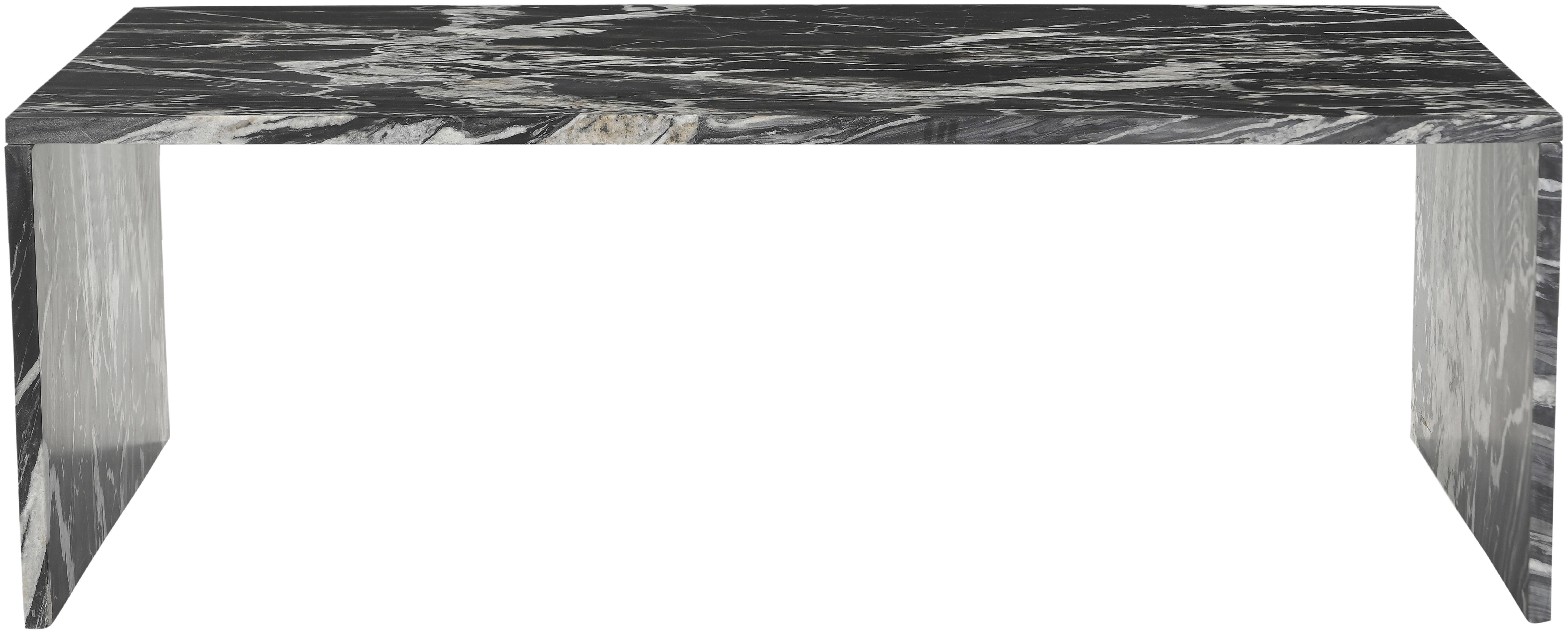 Vernazza - Marble Coffee Table - Black