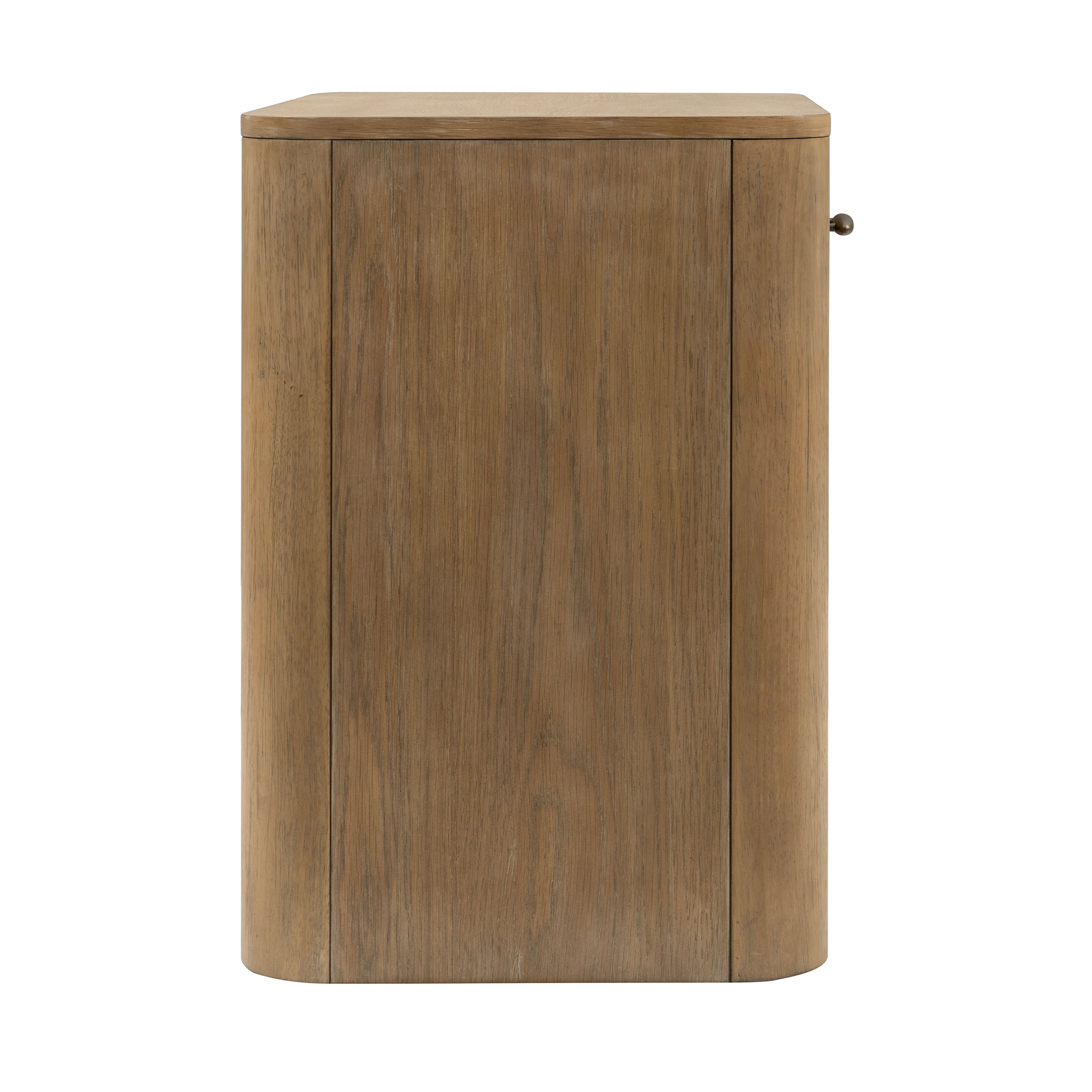 Normandy - Open Nightstand - Light Brown, light brown, view 3